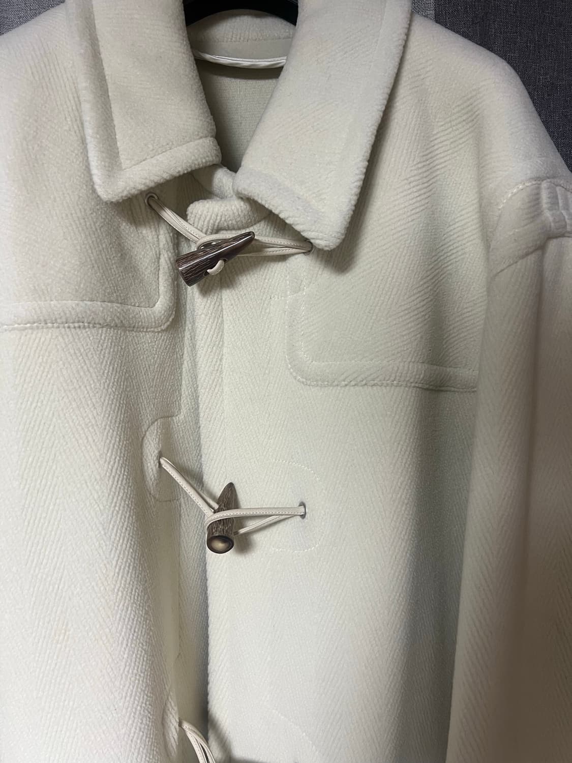 오라리 WOOL HERINGBONE PILE DUFFLE COAT 상품이미지6