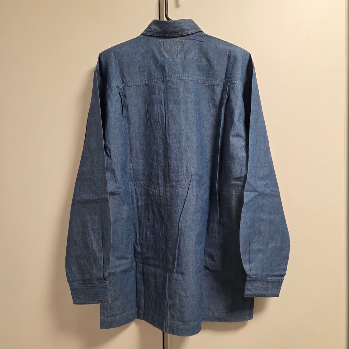 Azito 재팬 하프버튼 데님 워크셔츠 L(100) 상품이미지6