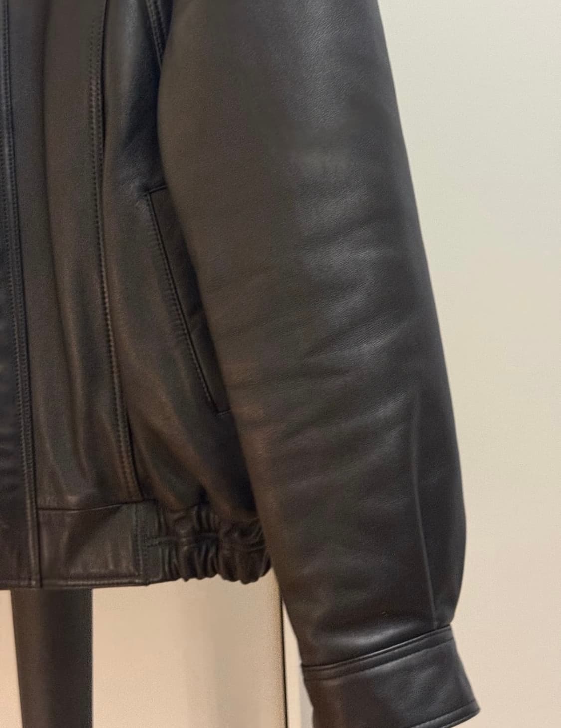 선플라워 90‘s 가죽봄버자켓 상품이미지6