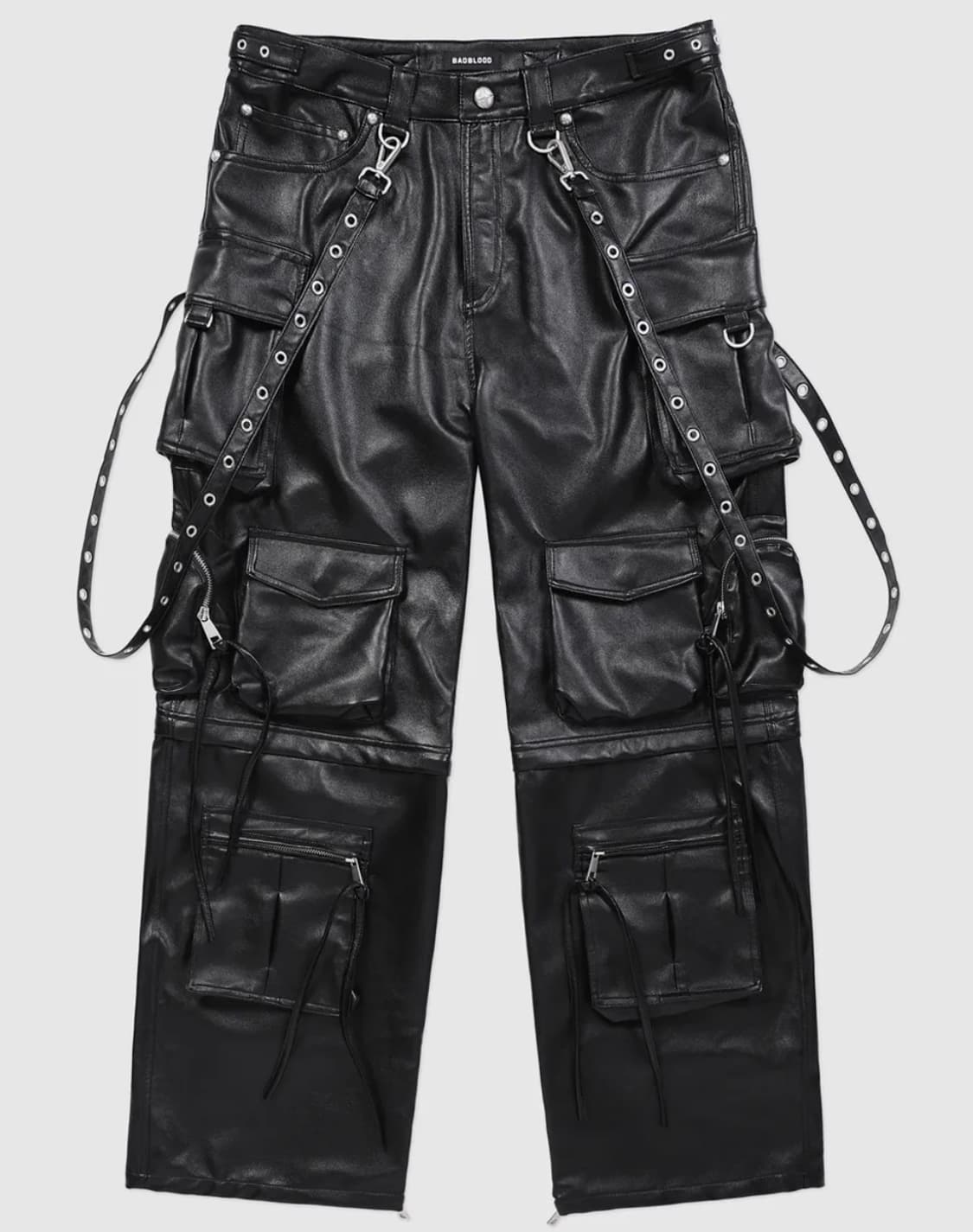 배드블러드 가죽 카고 팬츠  상품이미지1