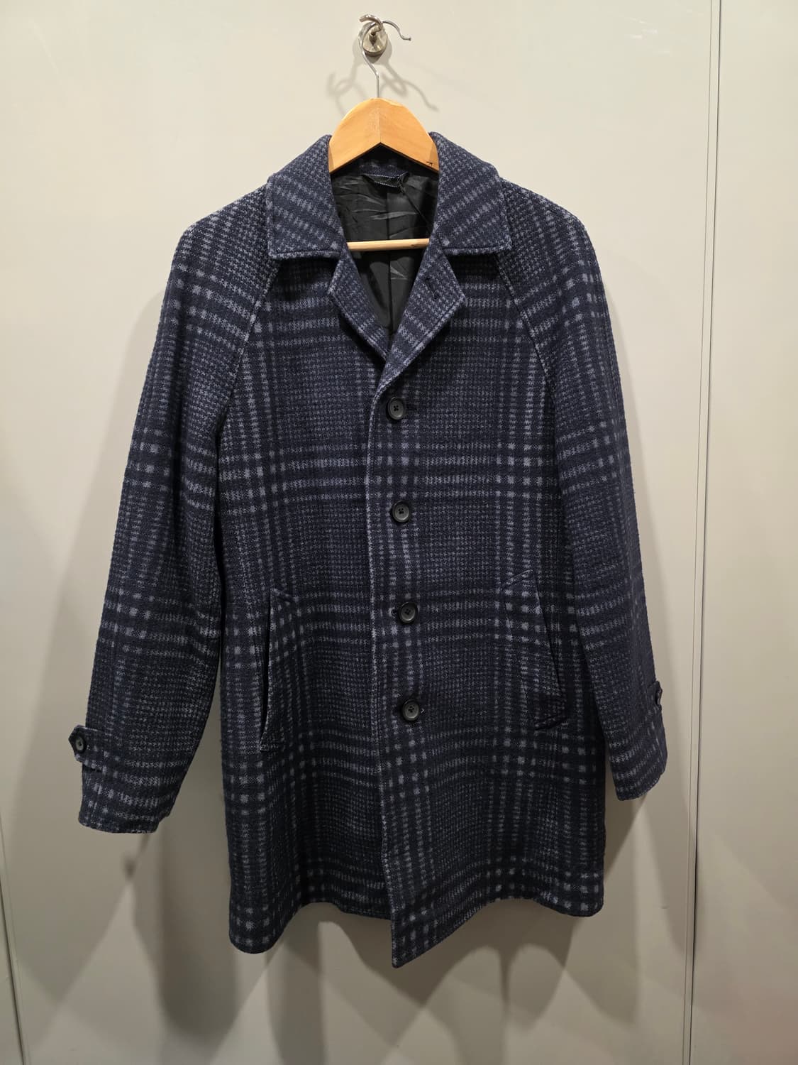 ANGELCO 이태리 체크 울코트  상품이미지1