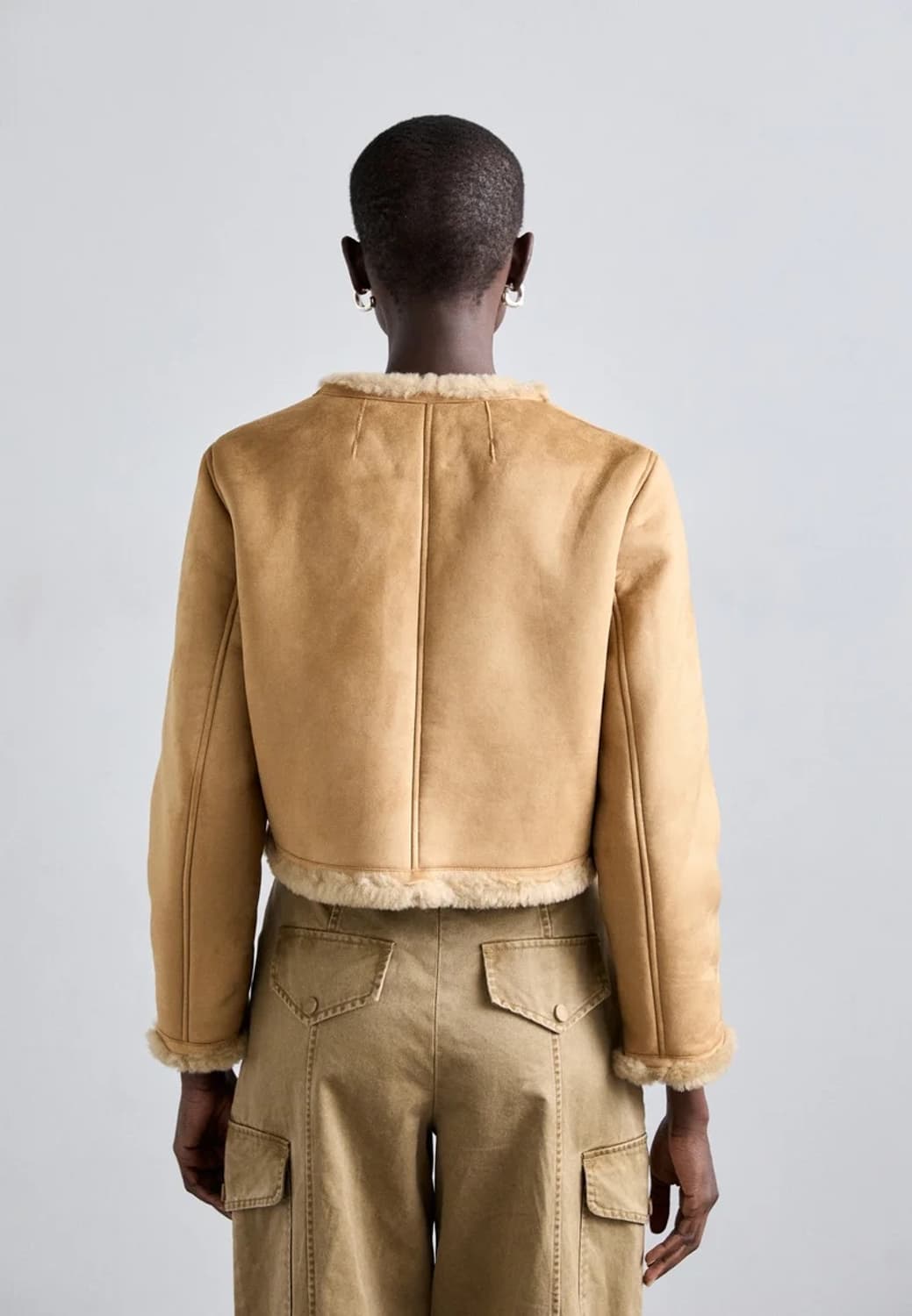 sandro 시어링 자켓 상품이미지3