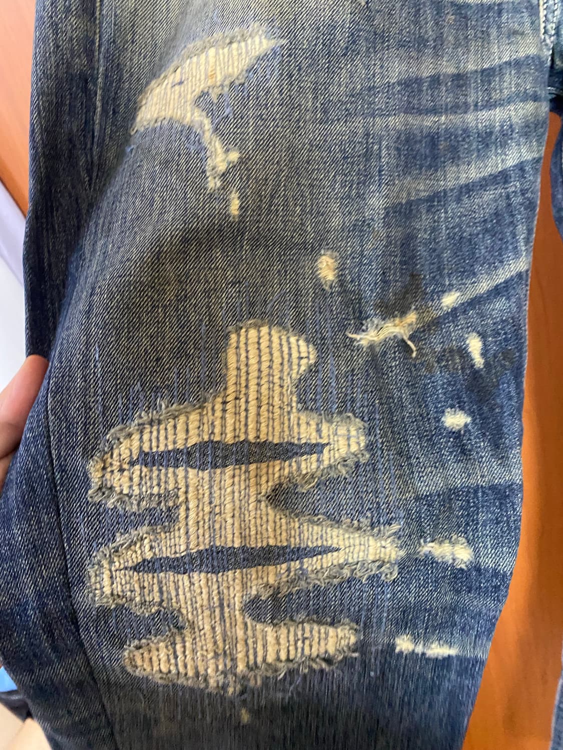 [LEVIS] 리바이스 501 기무라타쿠야 데님 34사이즈(폭수선o) 상품이미지3