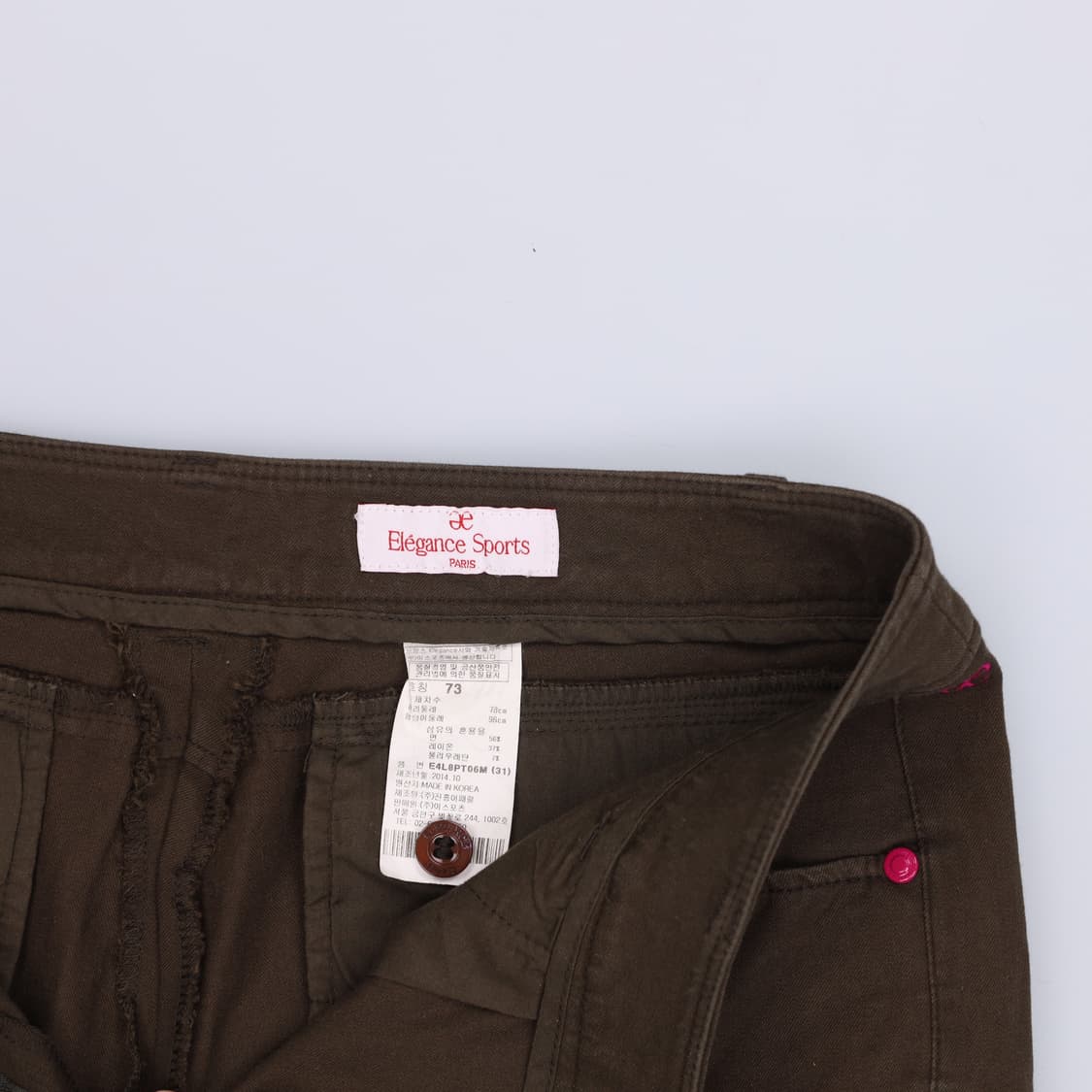 73 엘라강스스포츠 여성 일자팬츠 0309H1 상품이미지4