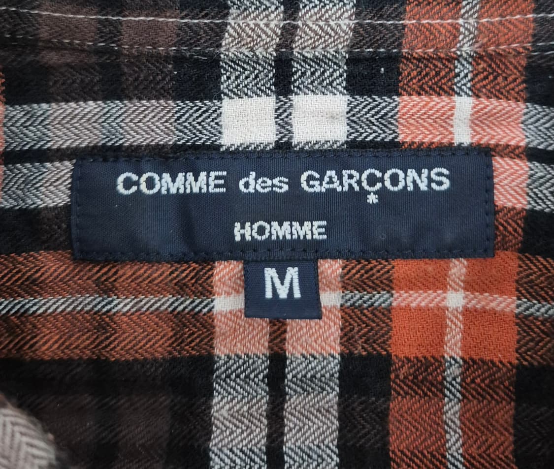 꼼데가르송 옴므 체크셔츠 상품이미지3
