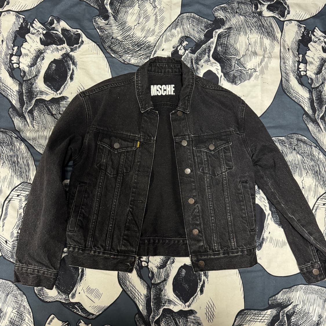 미스치프 흑청데님 자켓 S사이즈 상품이미지4