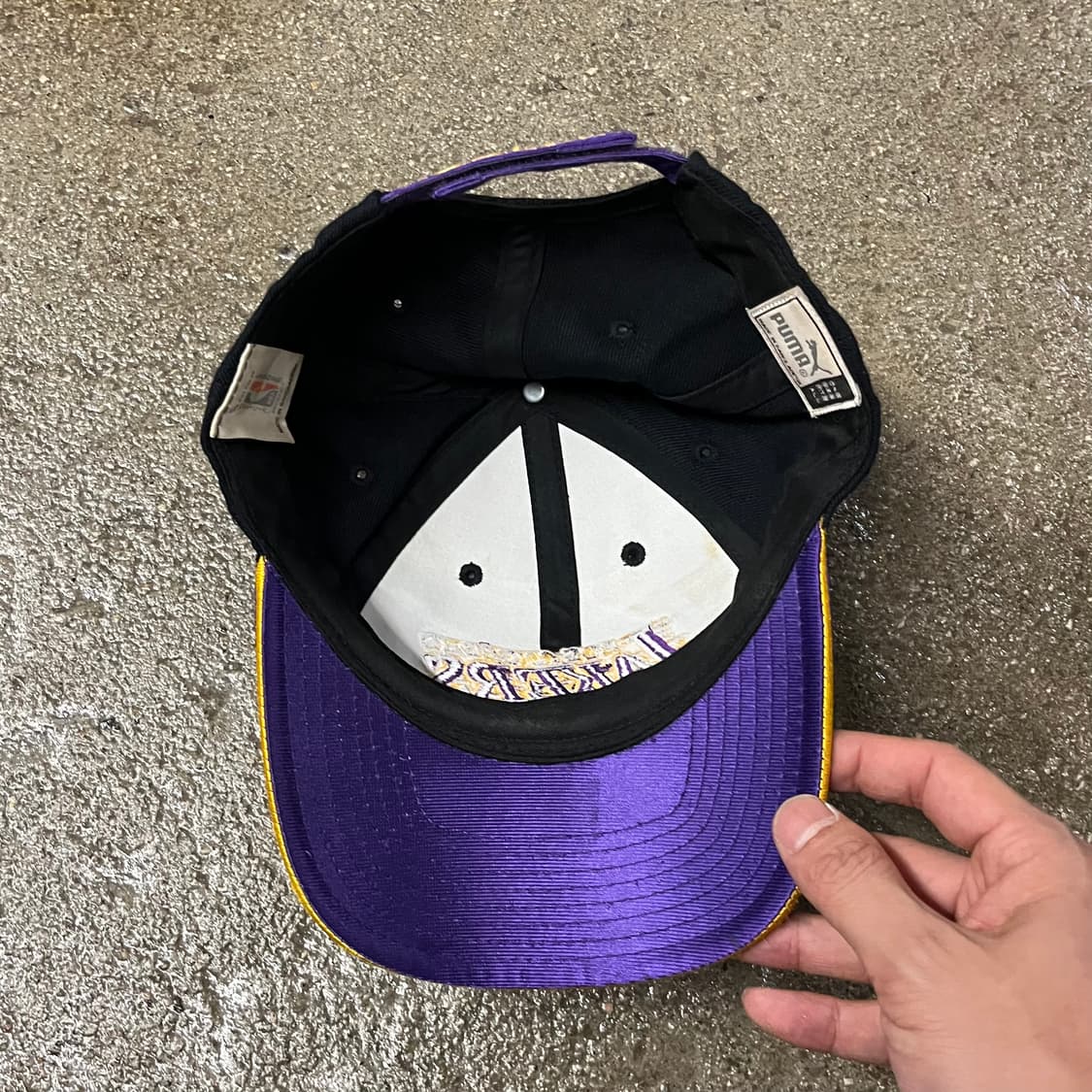 90s Puma NBA 레이커스 볼캡 상품이미지4