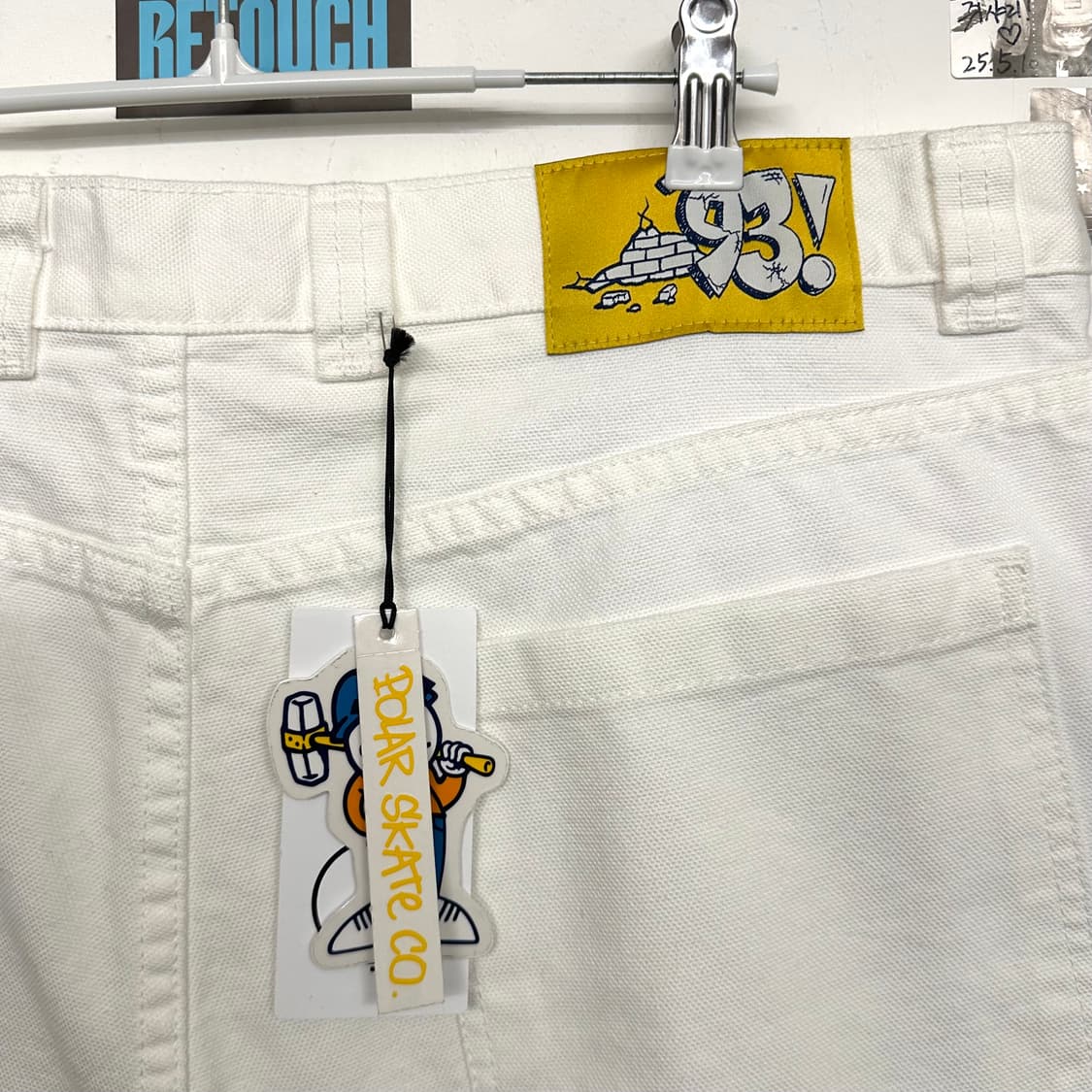 폴라스케이트 더블니 93 ‘화이트 캔버스‘ 상품이미지6