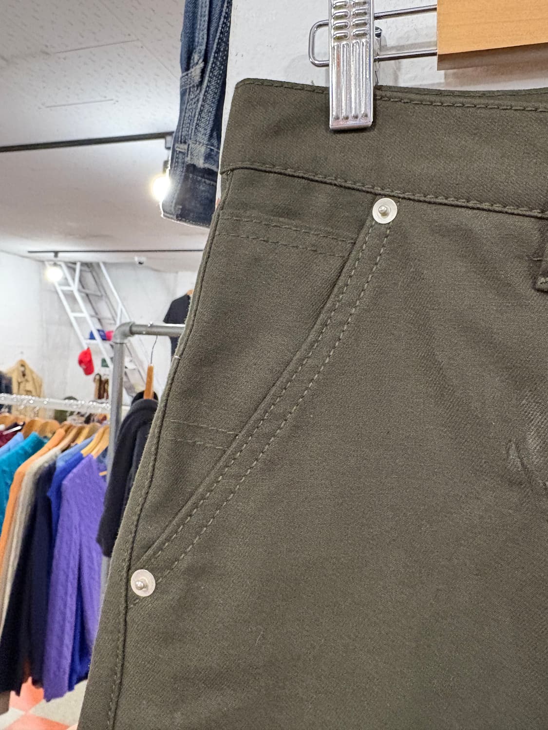 카키 면바지 상품이미지3