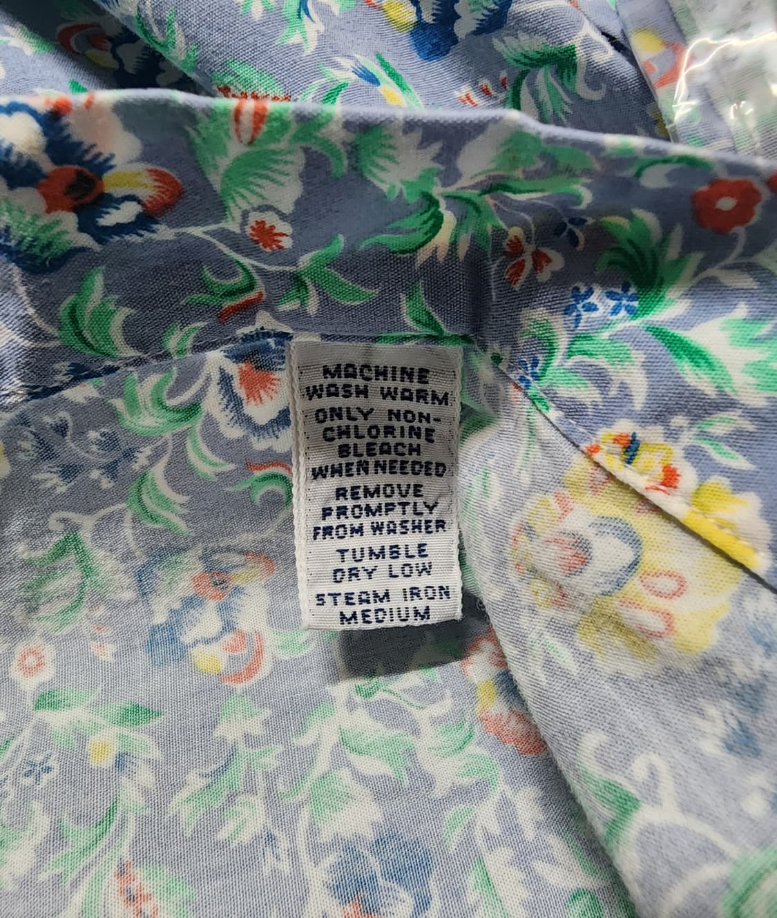 미사용) 90s 빈티지 랄프로렌 플로럴 반팔 셔츠 상품이미지7