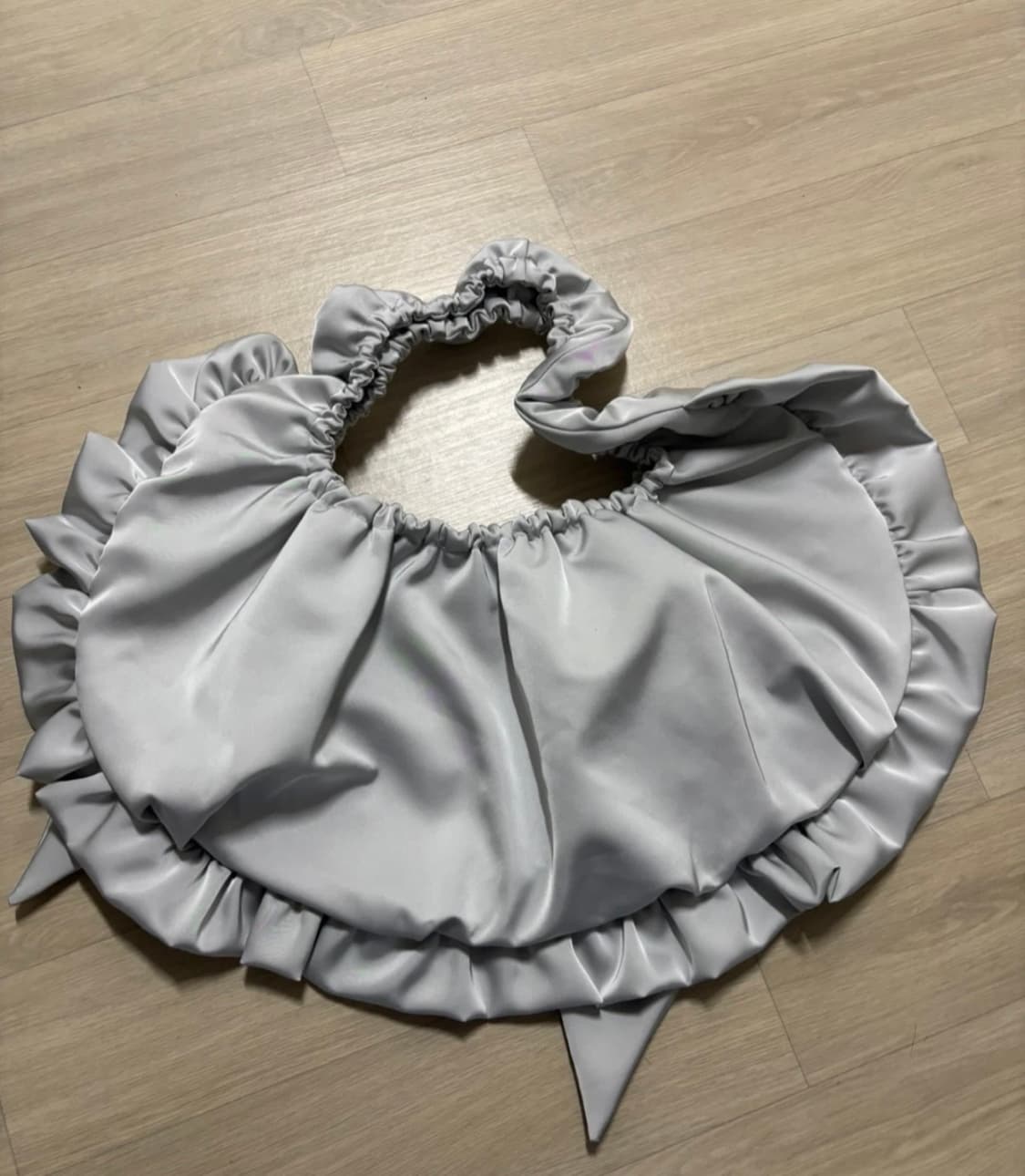 더티스 리본 플러피 새틴 가방 (상태 최고!! 상품이미지3