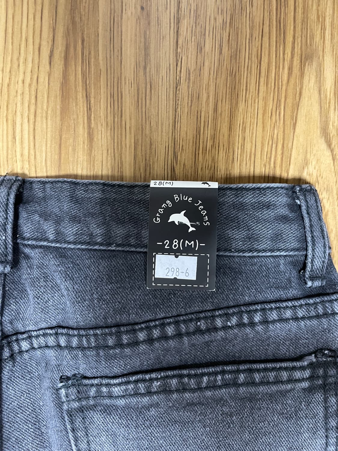 새상품 Grang Blue 데님 반바지 28 상품이미지3