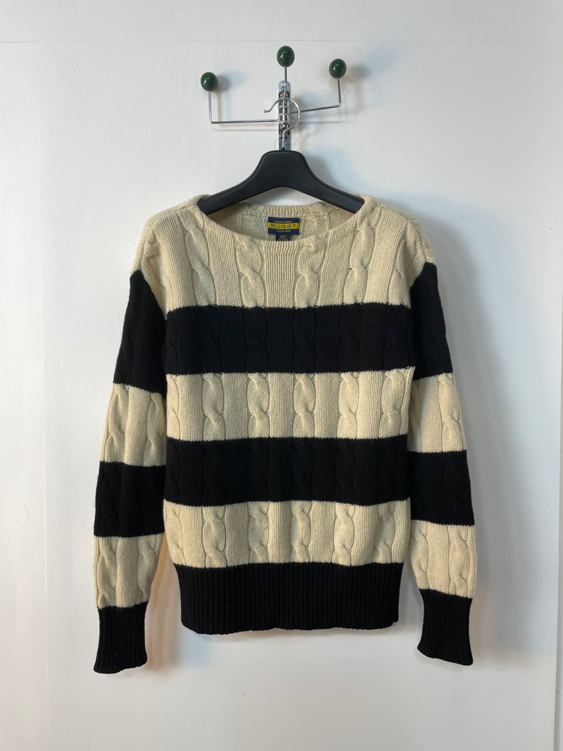 럭비 랄프로렌 보트 넥 스트라이프 니트 상품이미지2