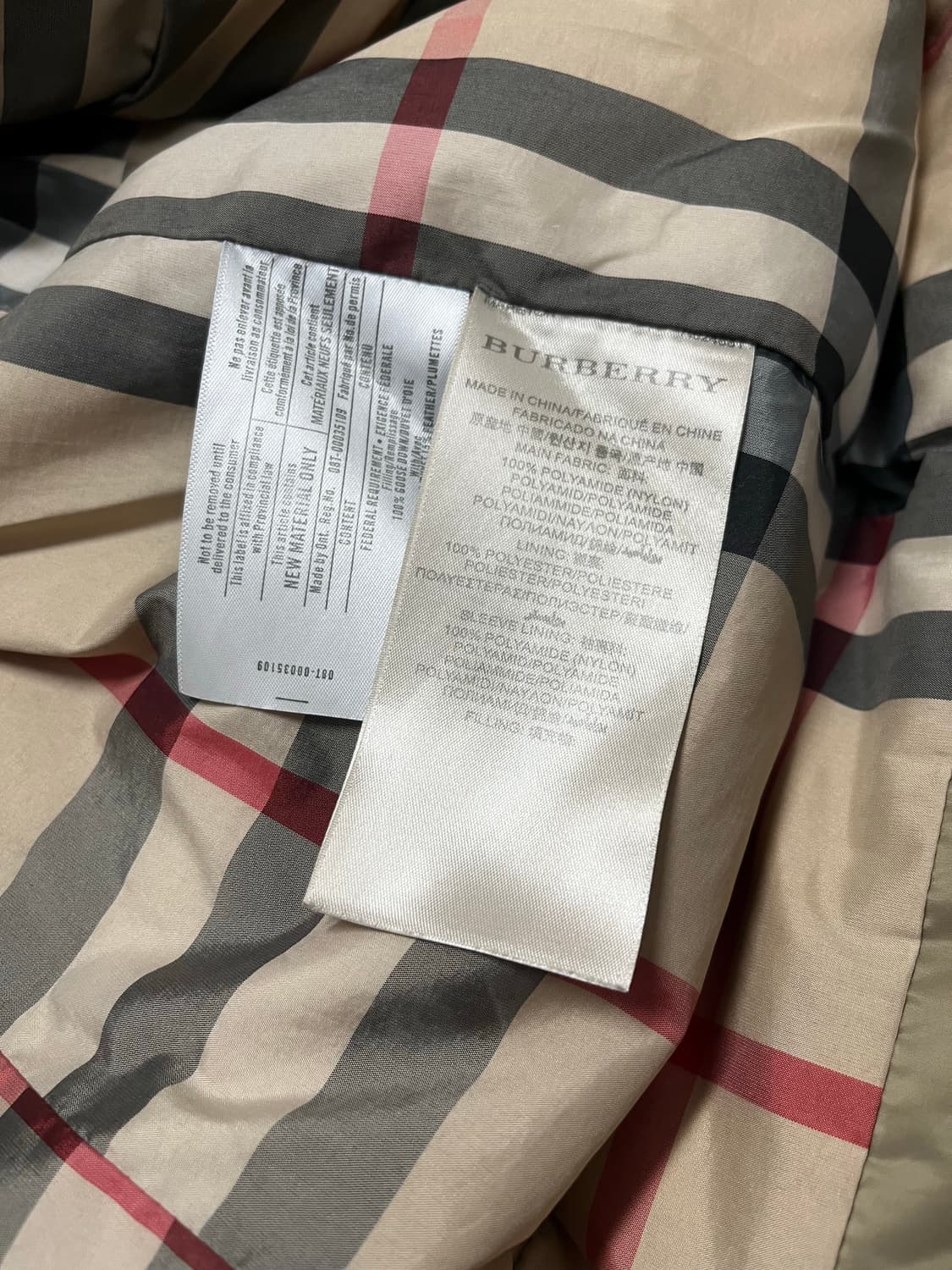 버버리 브릿 구스다운 롱패딩 M 우먼스 상품이미지6