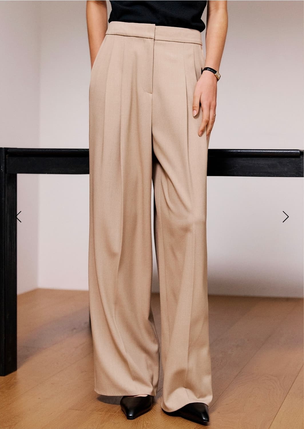 SIE 시에 릴 와이드팬츠 MM 베이지 새제품 상품이미지2