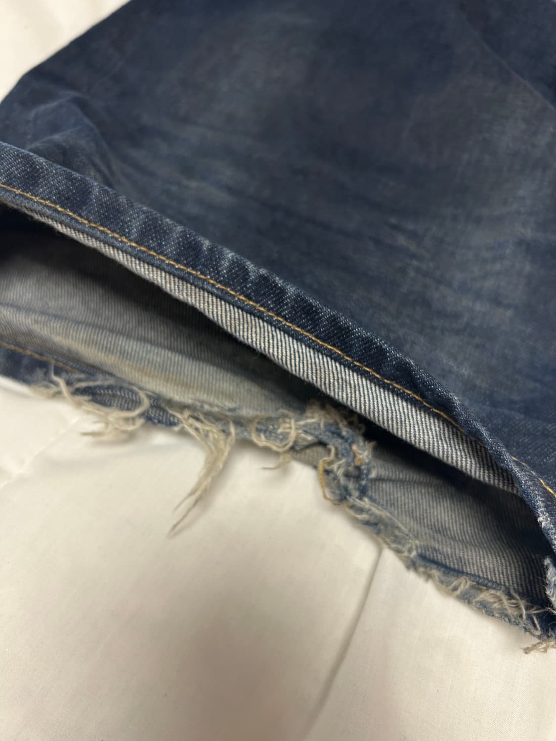 ZARA 와이드핏 배기 진 다크 블루 워싱 (정품) 상품이미지5