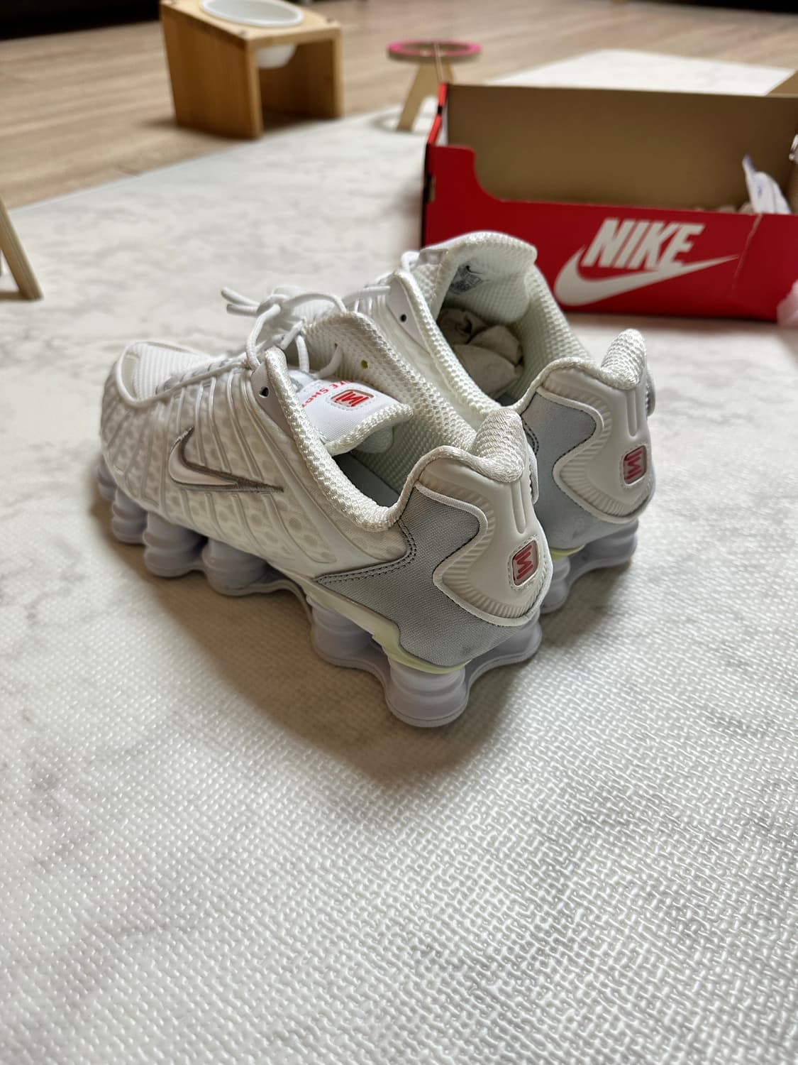 나이키 샥스 TL 화이트 265mm 새상품 상품이미지6