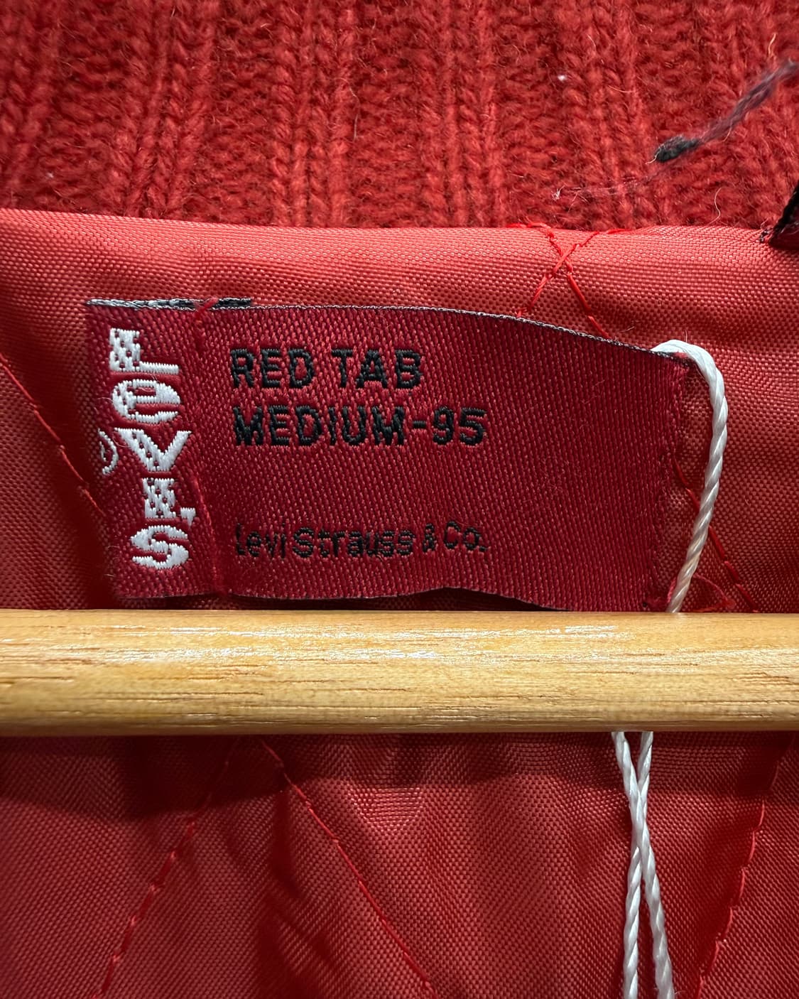 리바이스 00s 쉴드패치 헤비 울 니트집업 상품이미지3