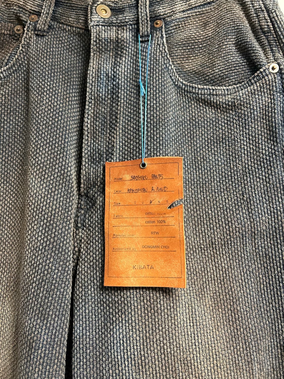 키바타 사시코팬츠 카키시부&머드 3사이즈 상품이미지2