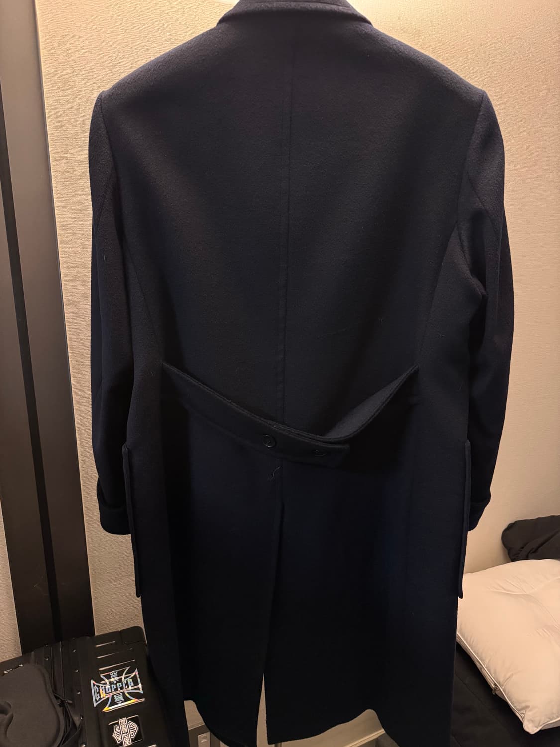 드러그옴므 피크드 라펠 폴로코트 상품이미지4