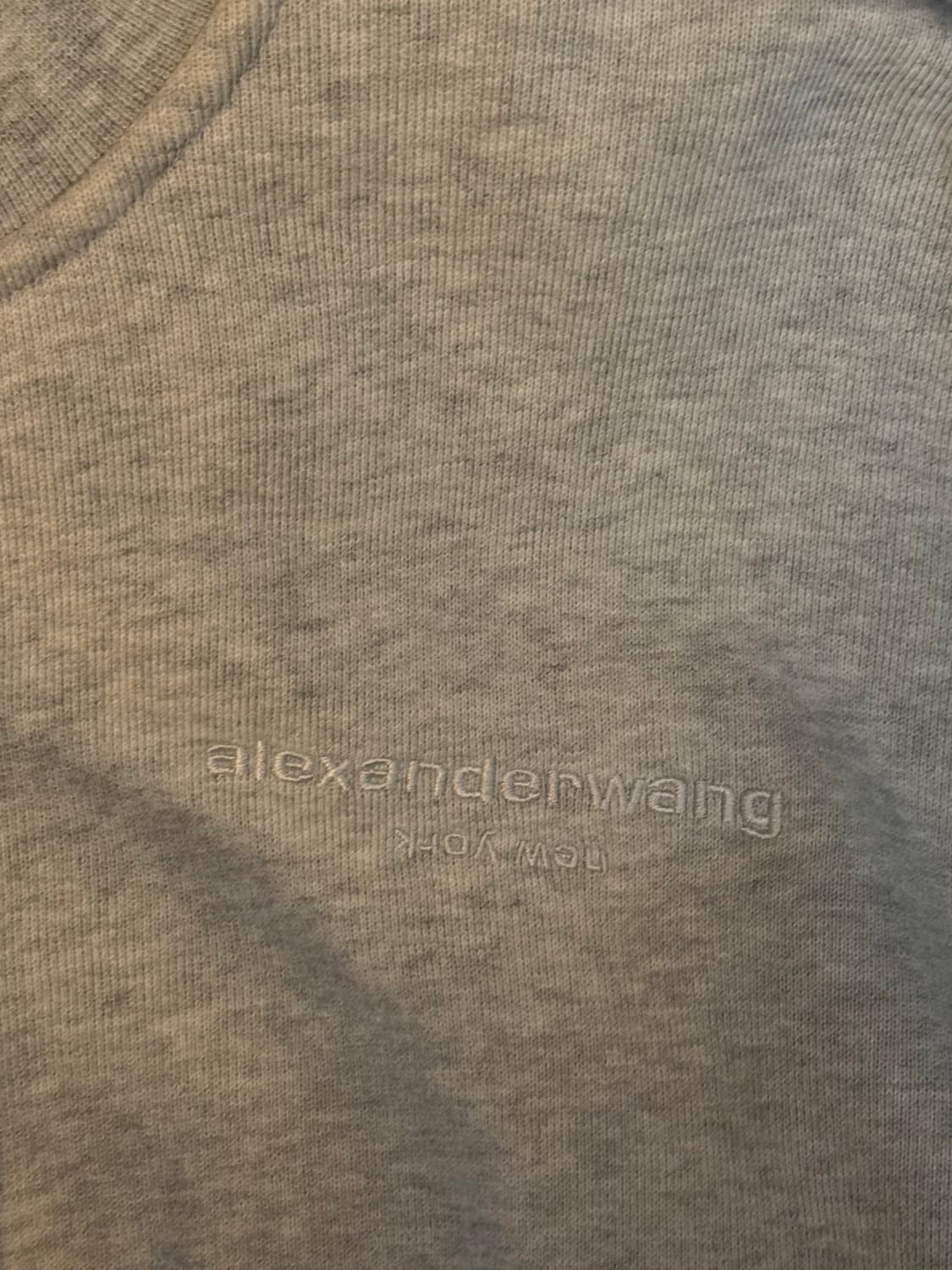 Alexander wang / 알렉산더 왕 크롭 자켓 코튼 그레이 상품이미지4