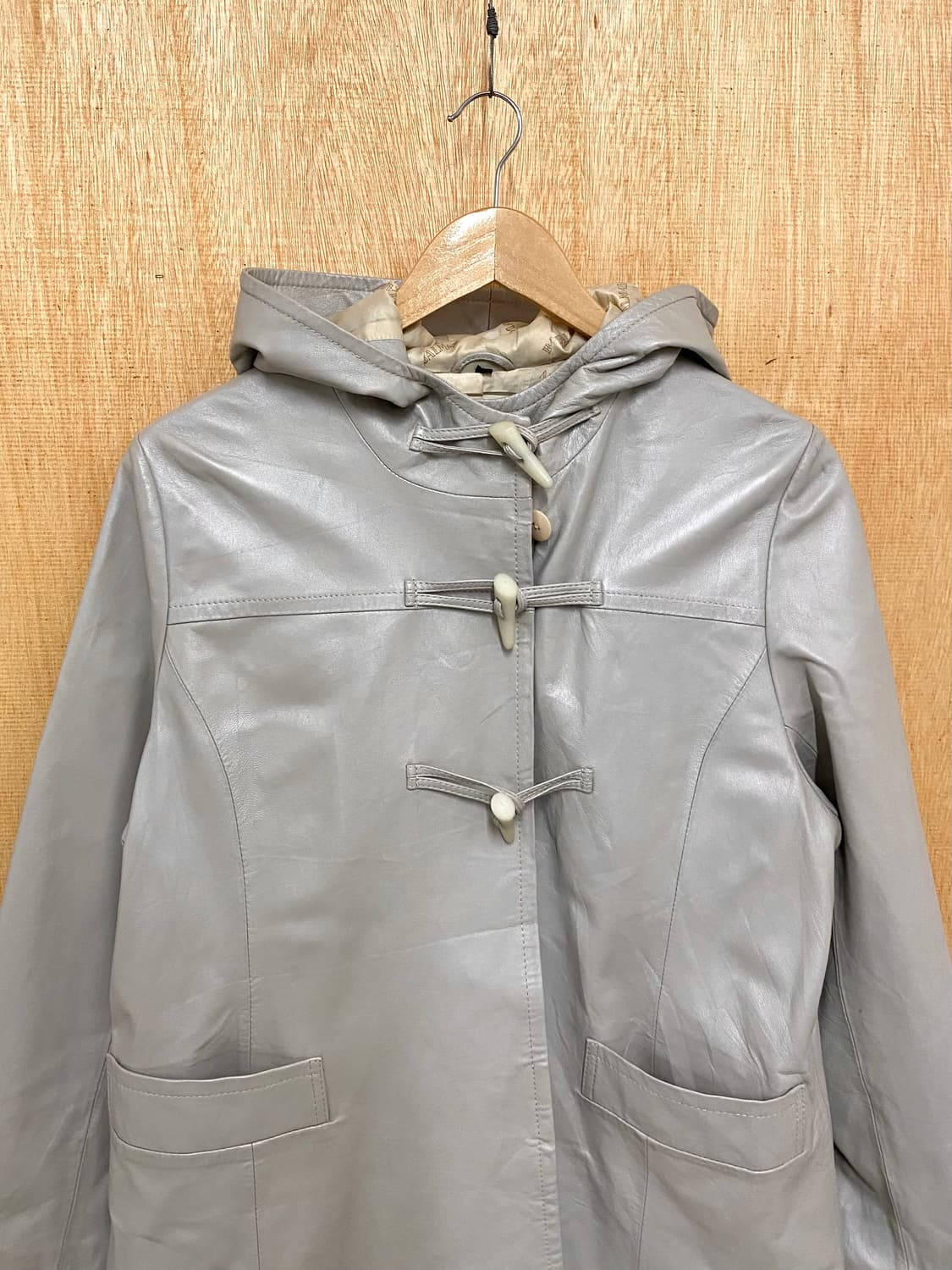 BALMAIN leather duffle coat 발망 레더 더플코트 상품이미지3