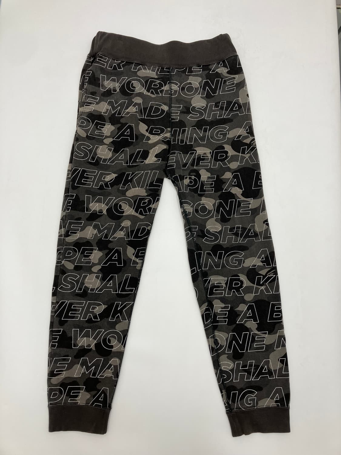 Bape 베이프 텍스트 컬러 카모 조거팬츠 상품이미지1