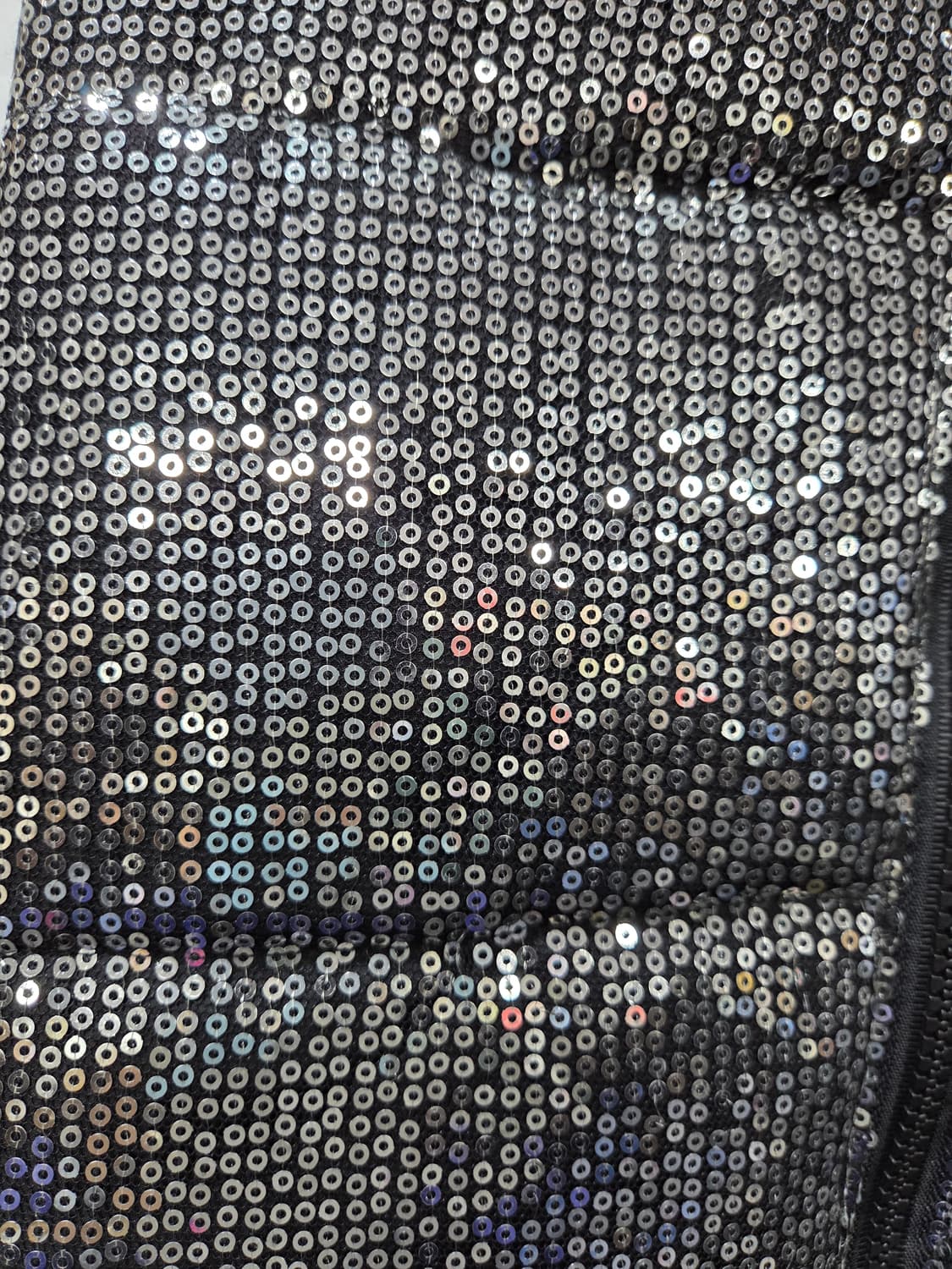 블링블링 스팽글 후드 베스트 폴리패딩  Y2K  펑크룩 상품이미지7