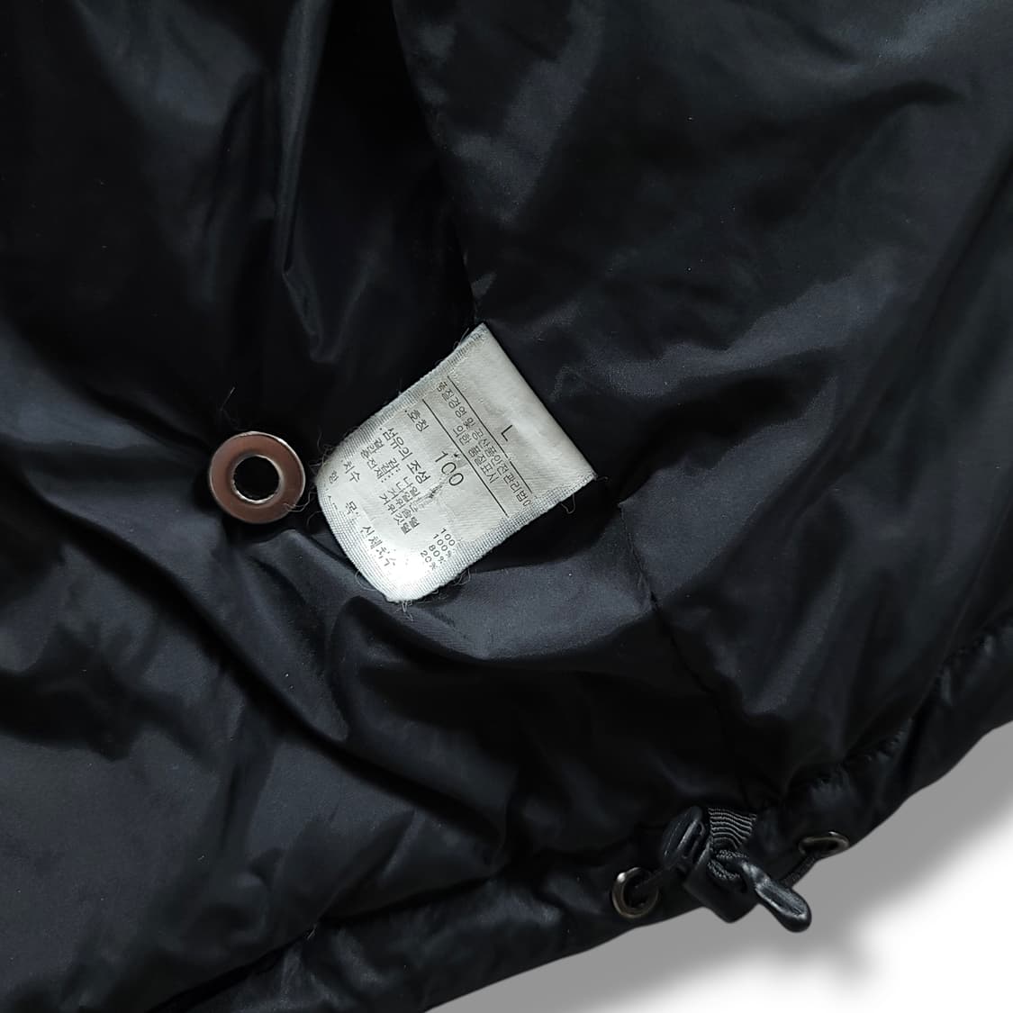 [100] 노스페이스 600 블랙 구스다운 퀼팅 패딩 점퍼 상품이미지10