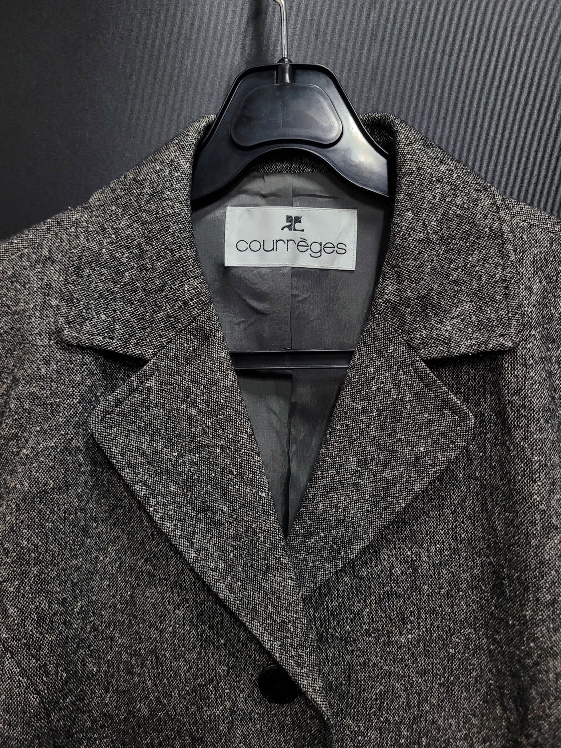 courreges 꾸레쥬 실크 울혼방 블레이저 자켓 상품이미지2