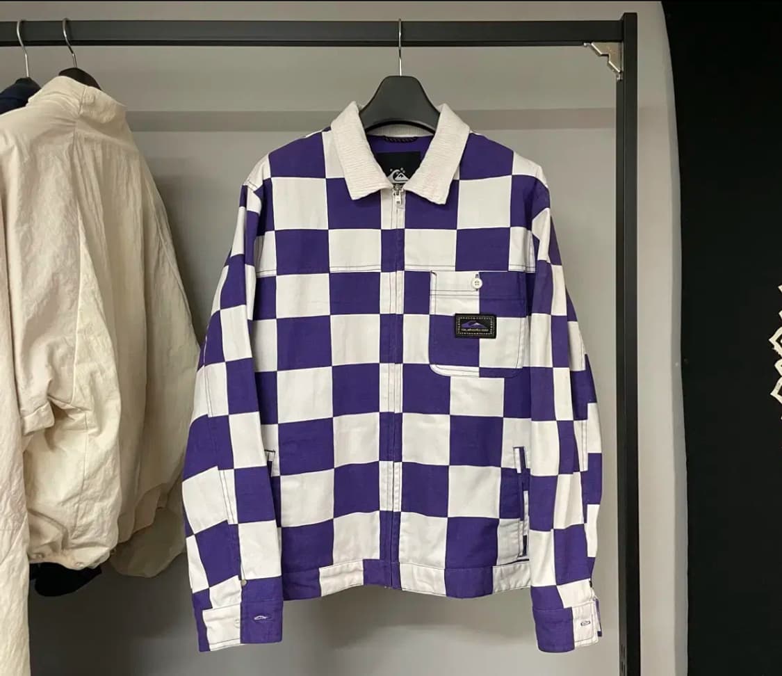 퀵실버 체커보드 자켓- 100~105 상품이미지1