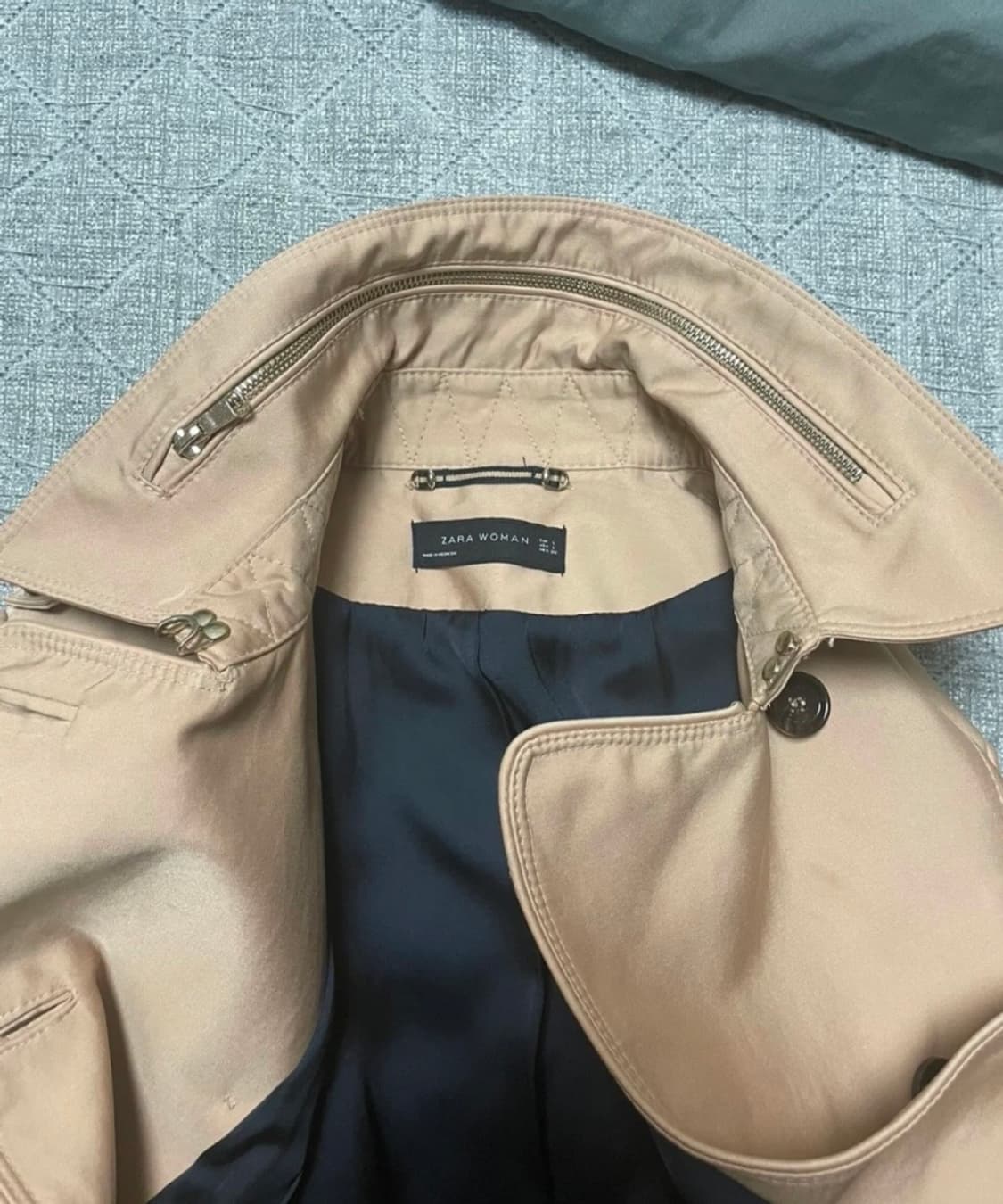 ZARA 자라 W 트렌치 코트 L 사이즈 상품이미지6