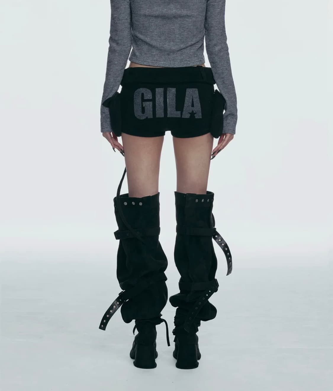 길라아카이브 숏팬츠 BOLD LOGO POCKET KNIT SHORTS 상품이미지3