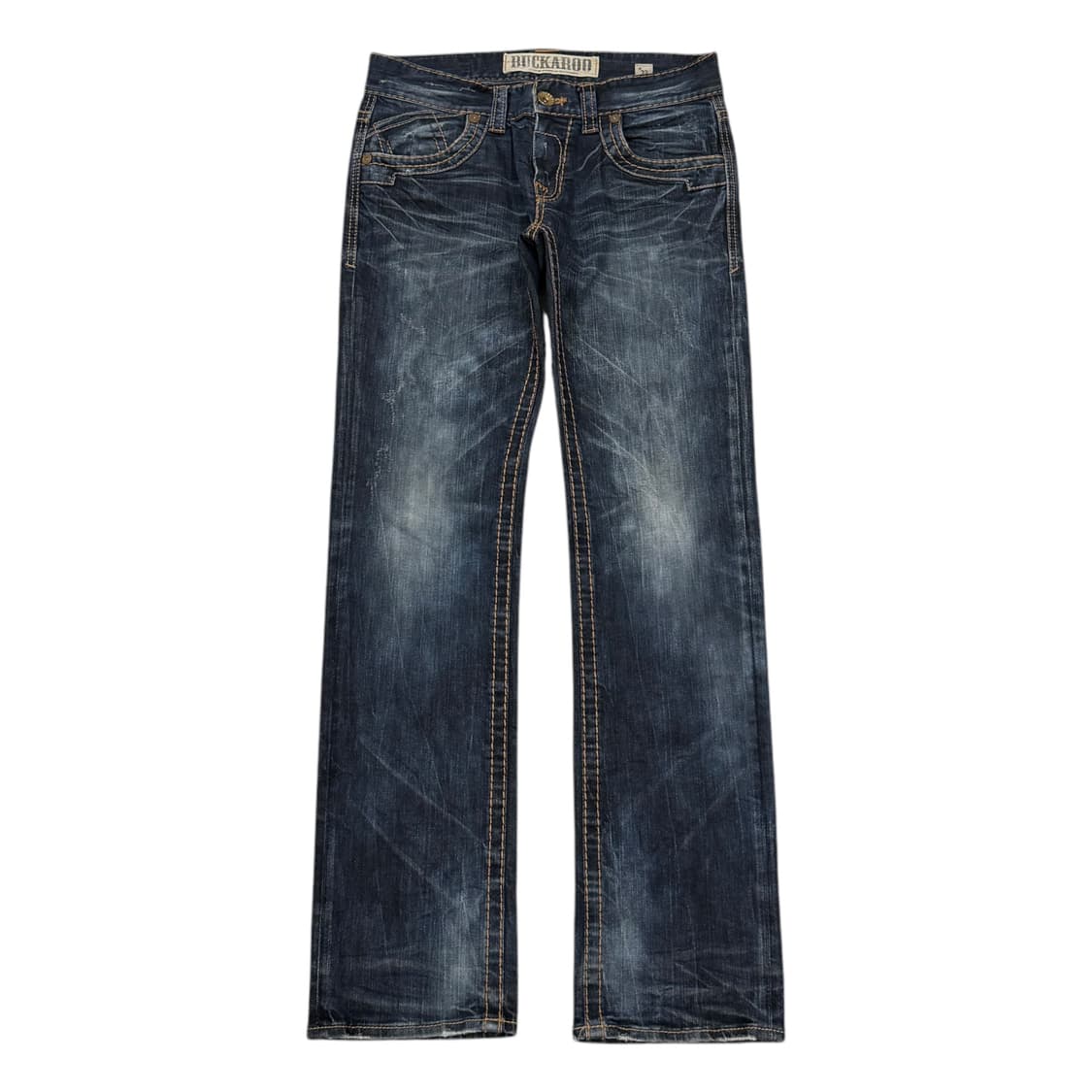 버커루 빈티지 Y2K 워싱 데님 청바지 32 상품이미지1