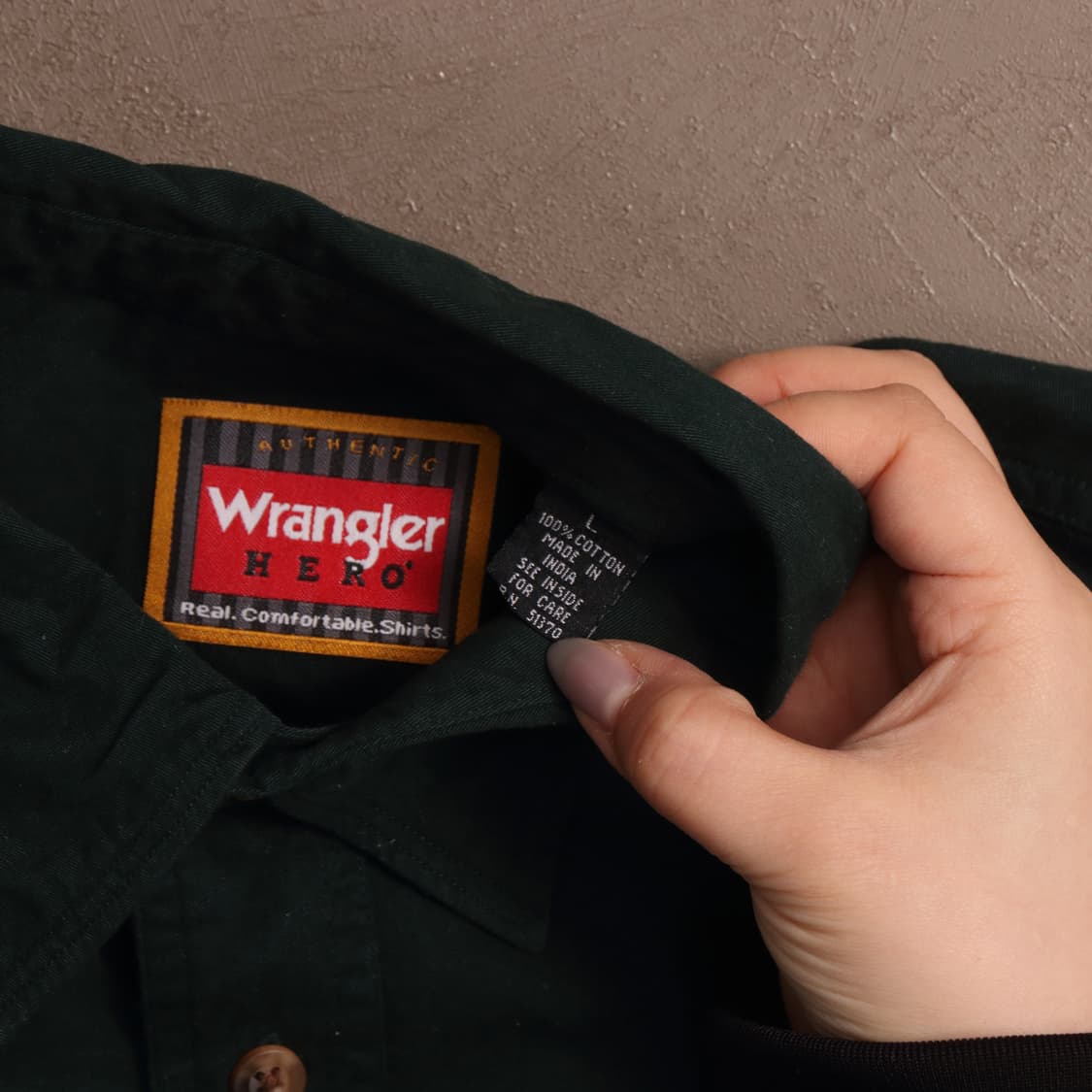 랭글러 히어로 코튼 워크셔츠 A1556 상품이미지4