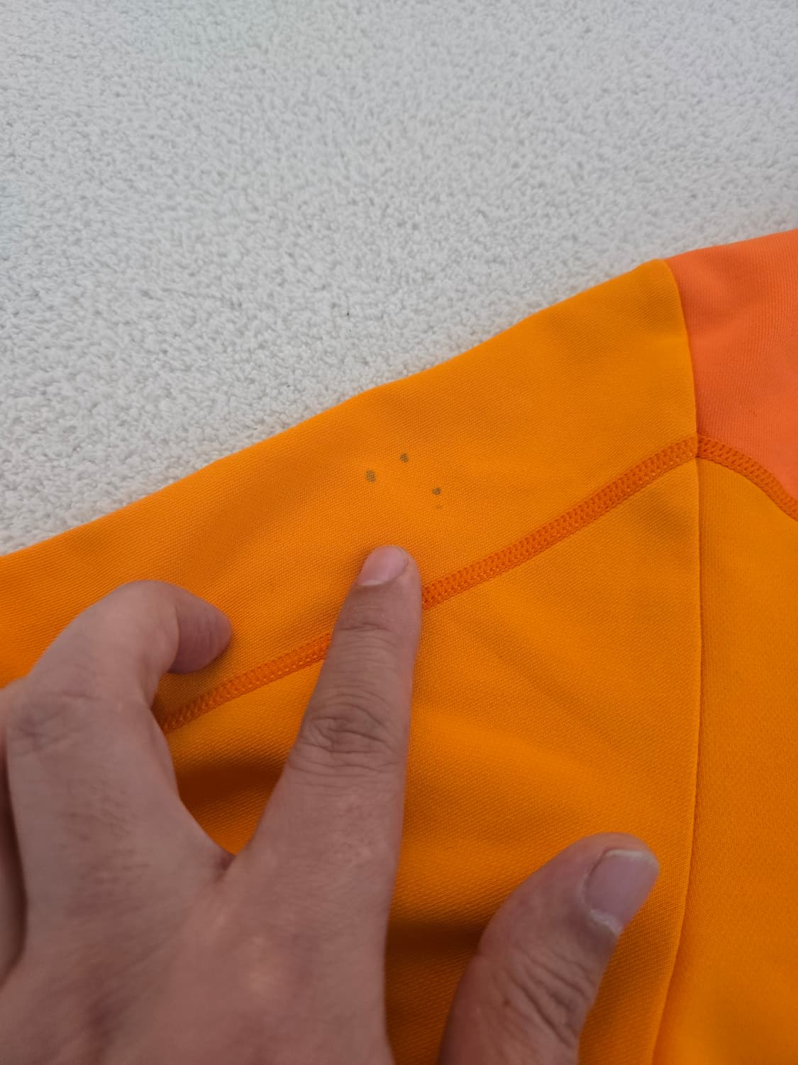 몽벨 오렌지색 긴팔 기능성 티셔츠 100 상품이미지8