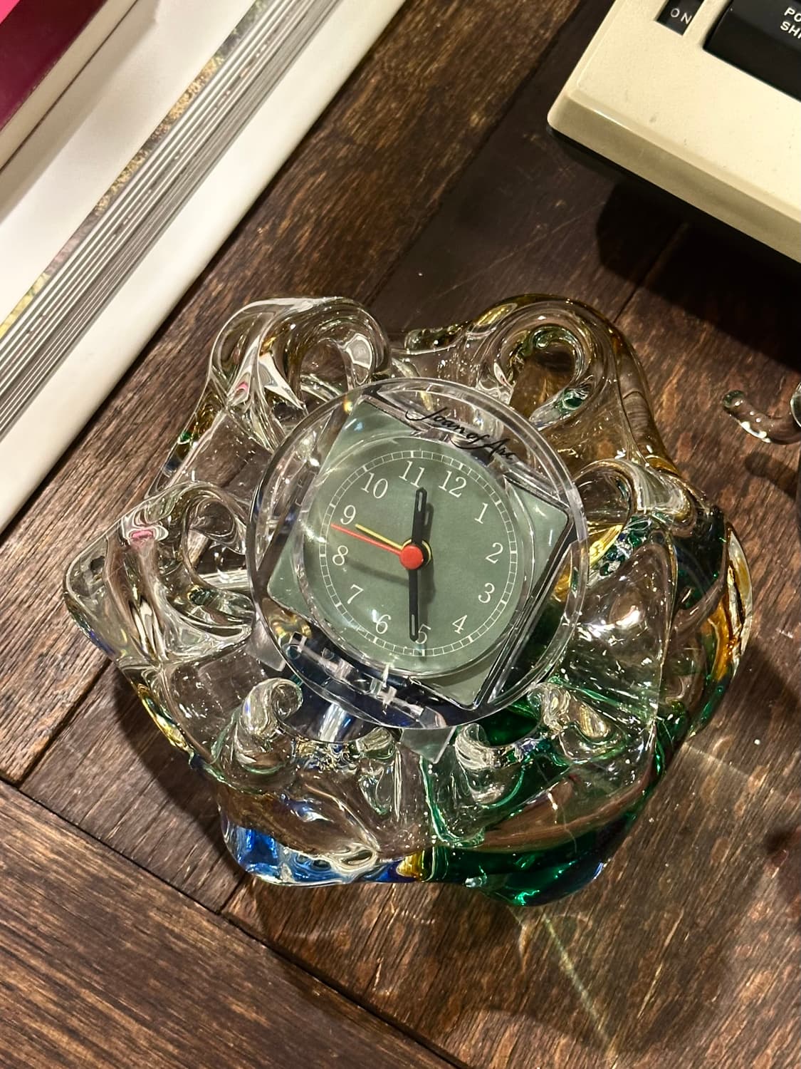 일본 빈티지 여행용 올리브 탁상 알람 시계🫒 상품이미지6