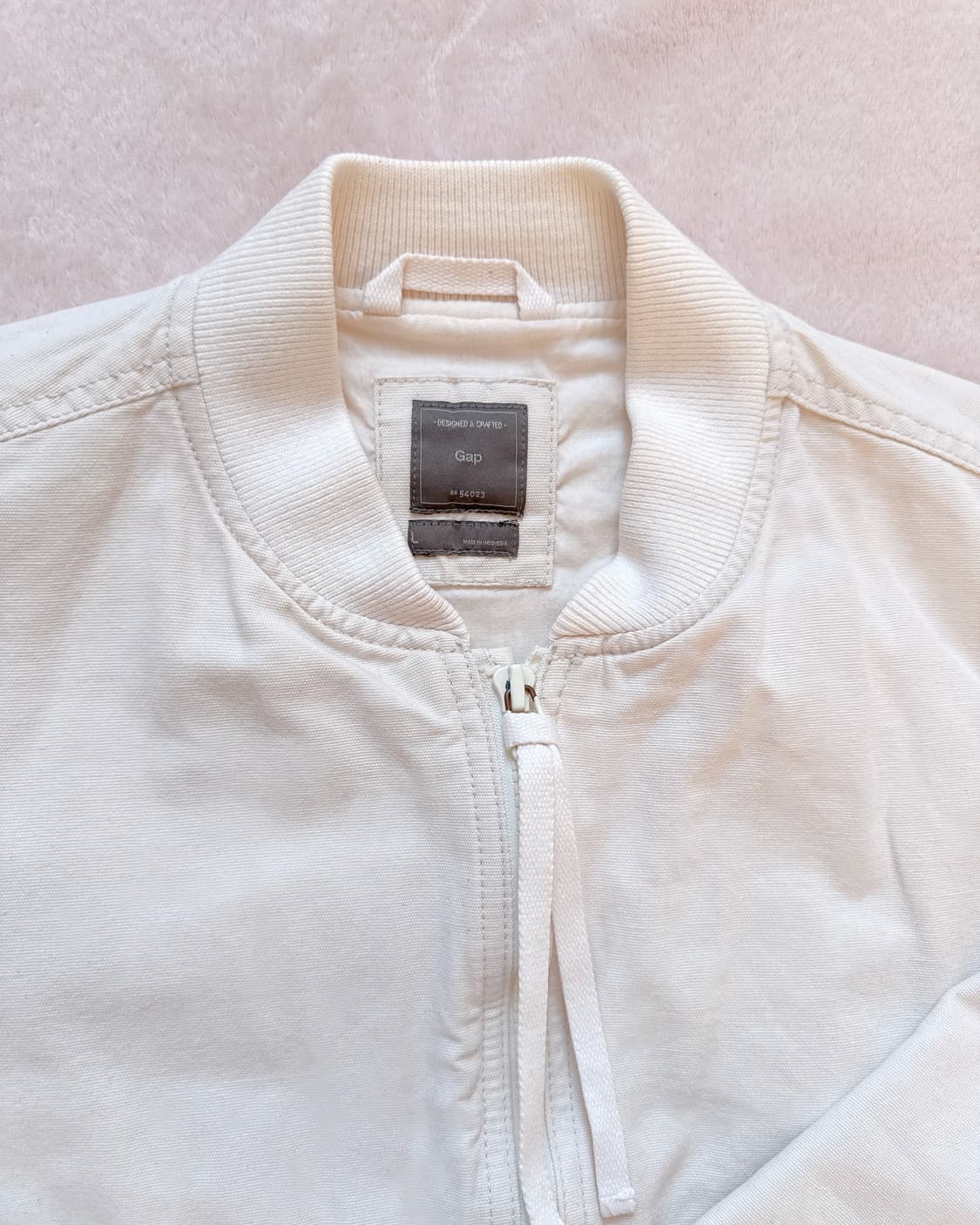 갭 코튼 크림 블루종 상품이미지5