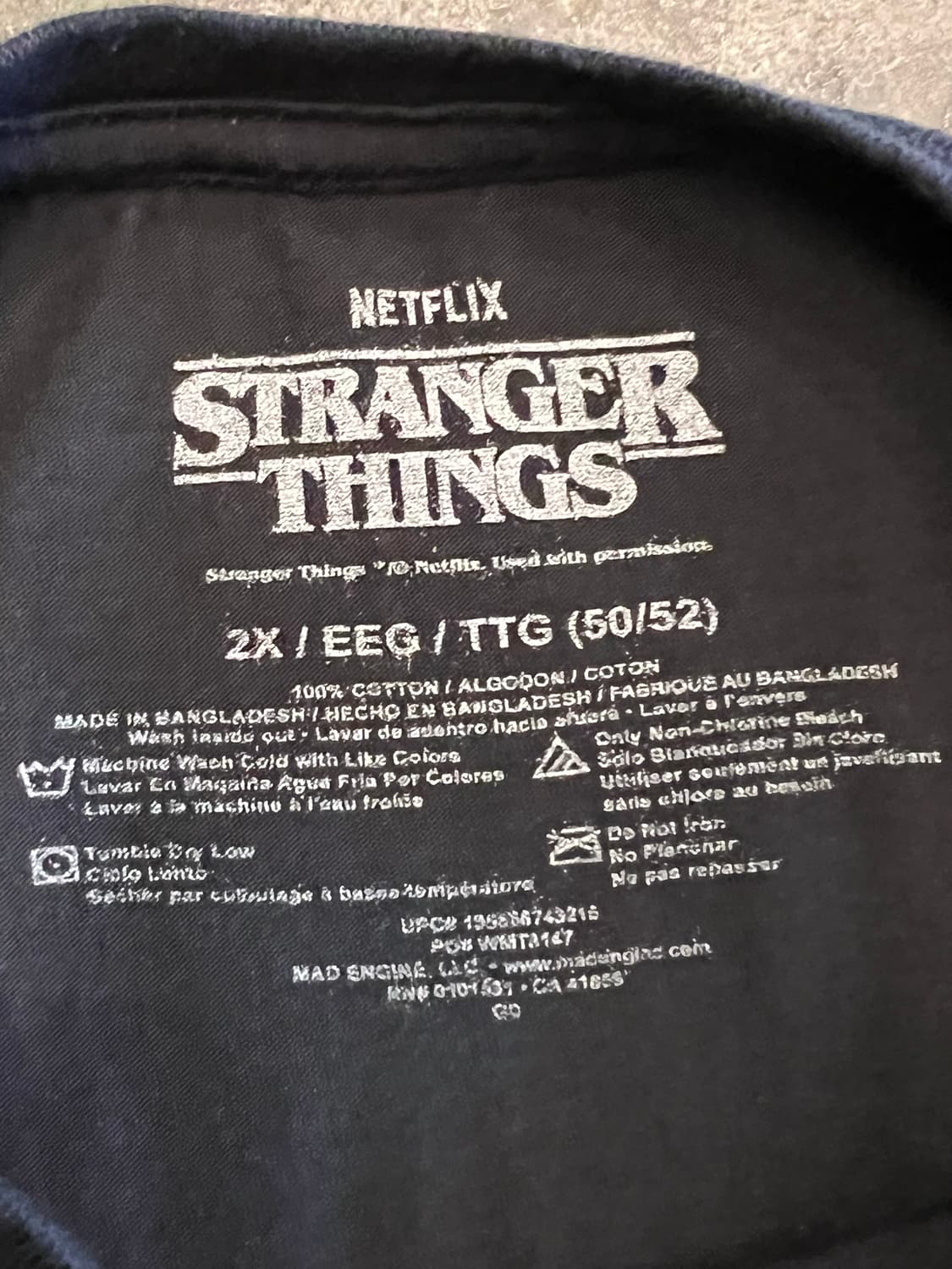 [2XL] 넷플릭스 기묘한이야기 헬파이어 클럽 그래픽 반팔 티셔츠 상품이미지7