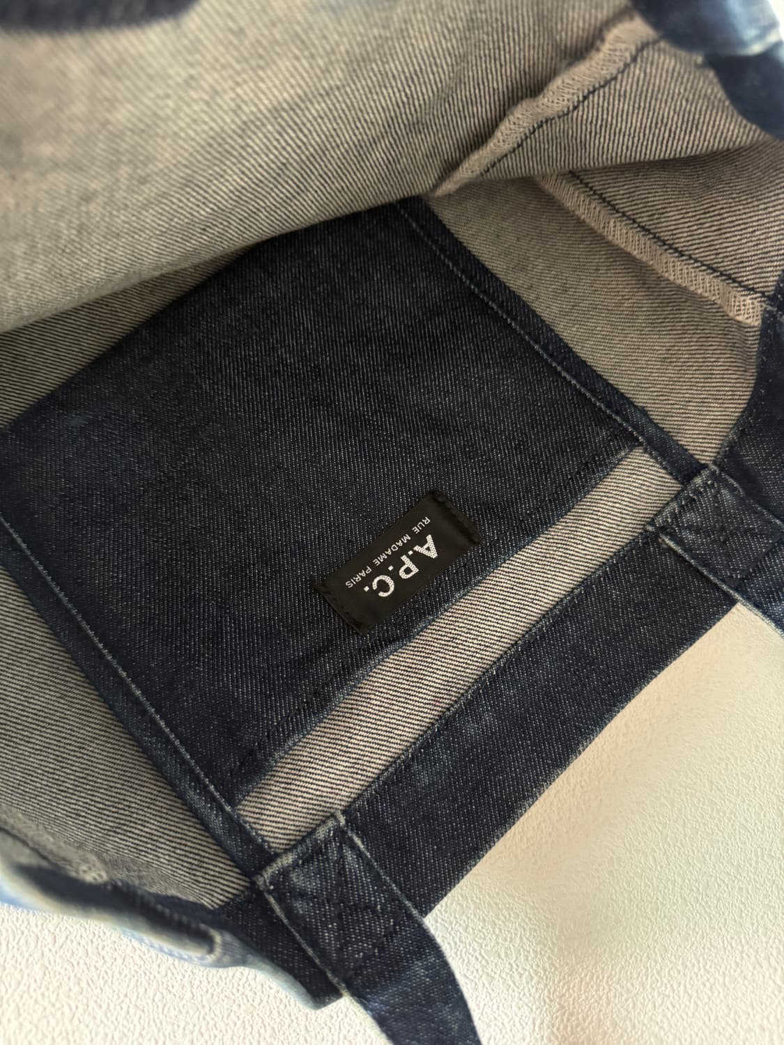 아페쎄(A.P.C) 데님 토트백(숄더 가능) 상품이미지5