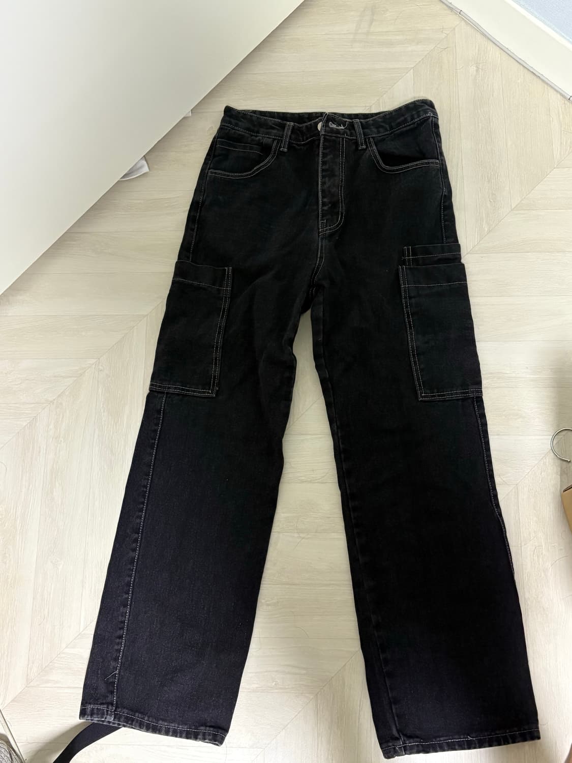 퍼스텝 인텐드 데님팬츠 흑청 30 상품이미지4