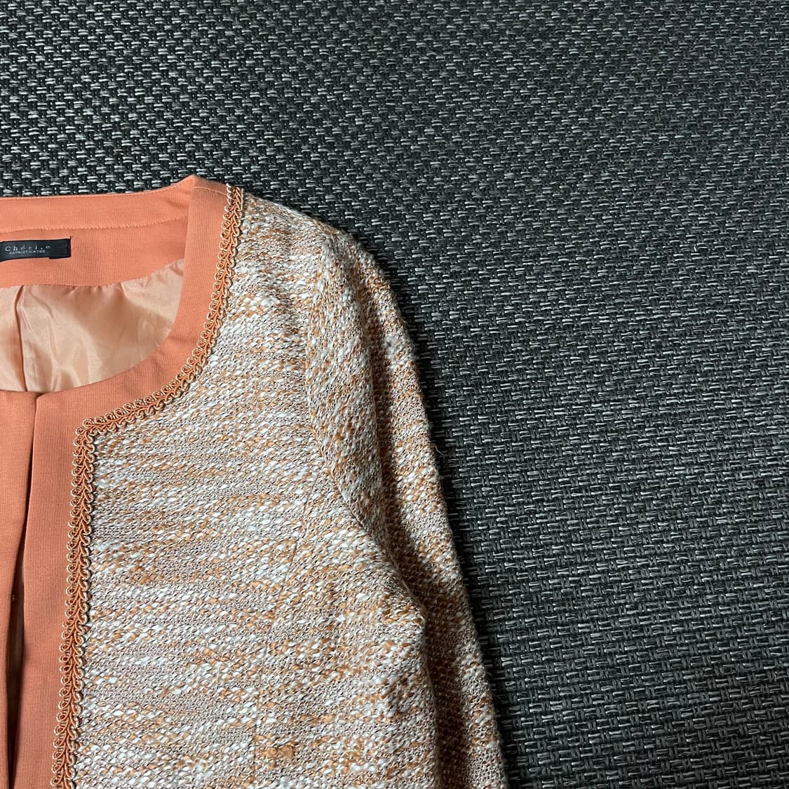 JPN 코랄 투포켓 트위드 자켓 L 상품이미지3