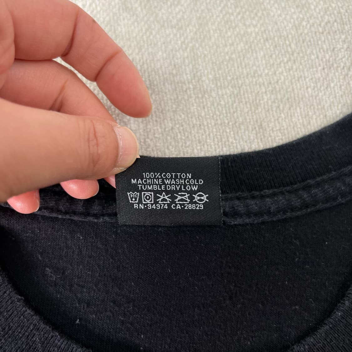 105 스투시 월드투어 블랙 반팔 티셔츠 상품이미지5