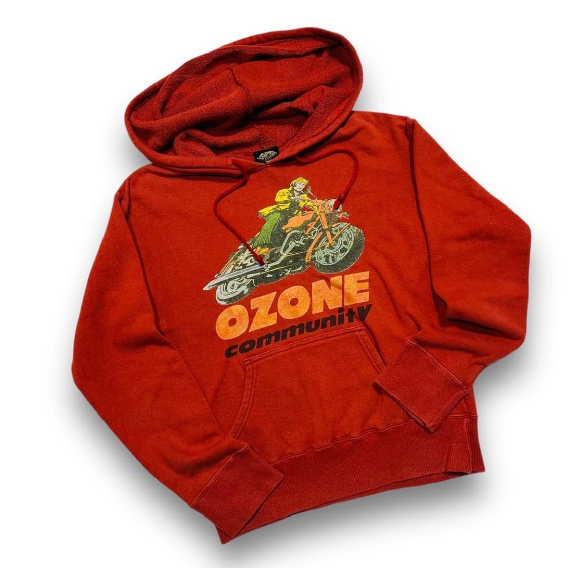 오존 커뮤니티 90s 바이커 맨 빈티지 후디 상품이미지1
