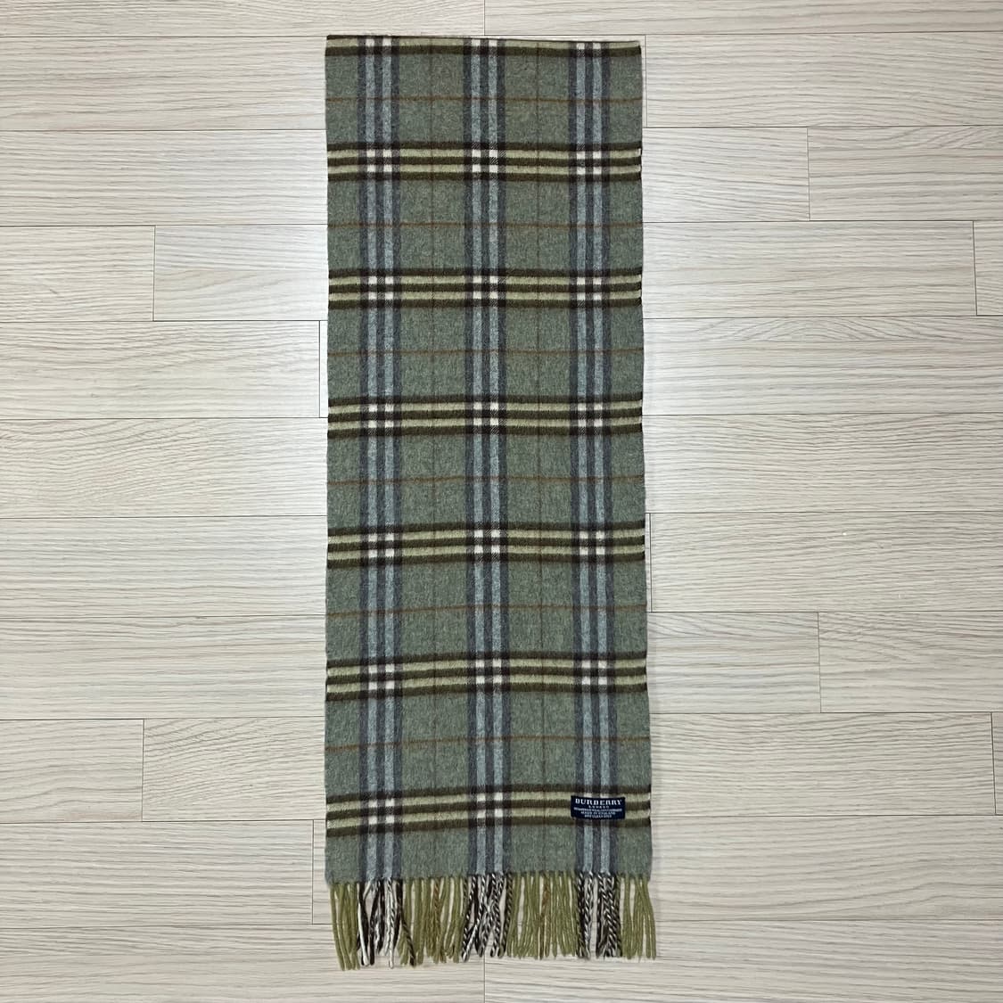 [정품] 버버리 카키 노바체크 울캐시미어 머플러 (burberry) 상품이미지3