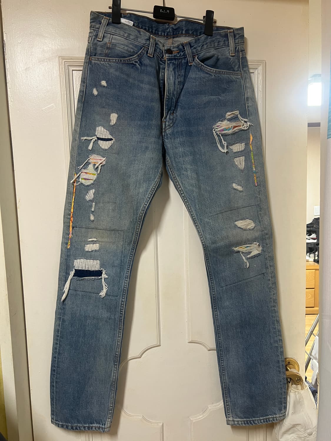 라바이스 데미지 청바지 상품이미지1