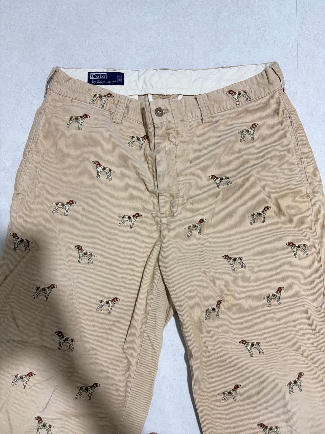 폴로 00s 해외판 코듀로이 강아지 자수팬츠 34 상품이미지1