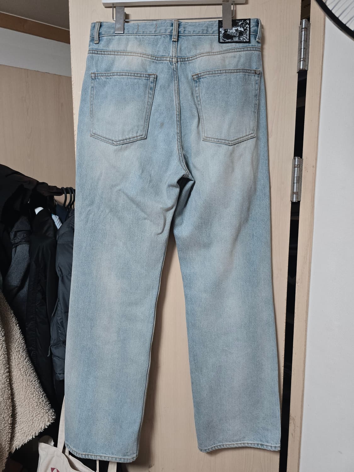 모드나인 mod1w 댄싱워터 연청 데님 31 상품이미지3