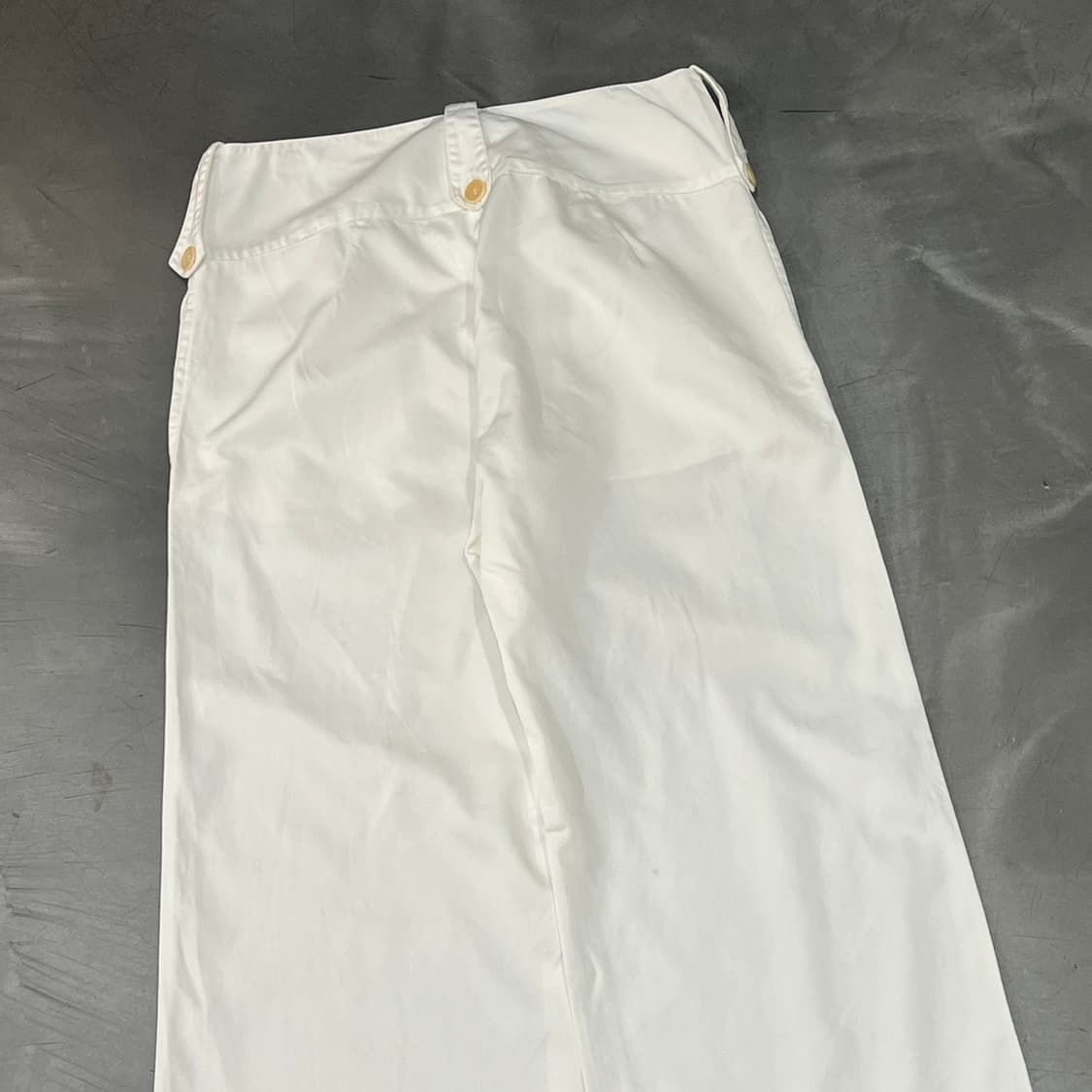  막스마라 화이트 코튼 팬츠 y16346 상품이미지7