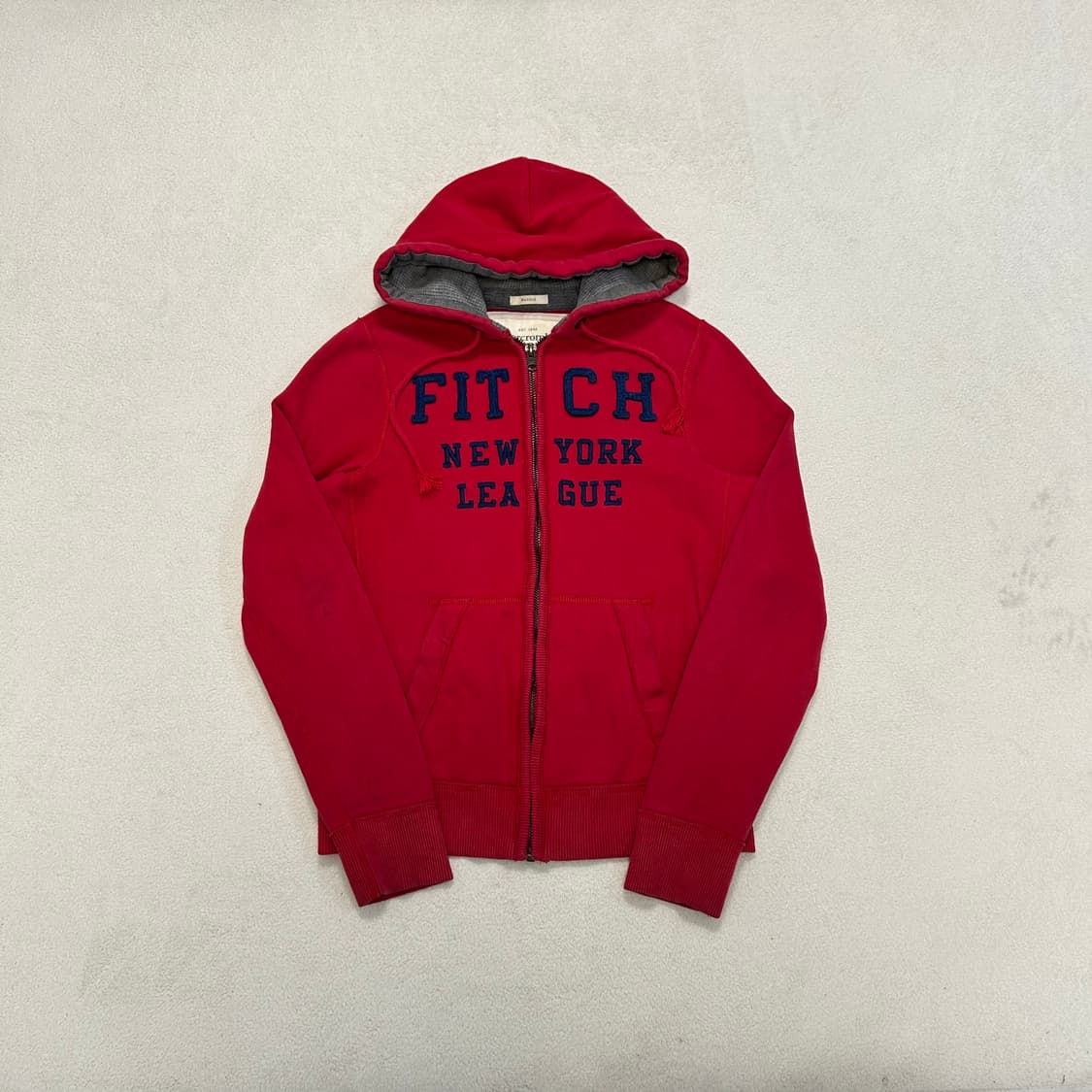 Abercrombie red hood zip-up 상품이미지6